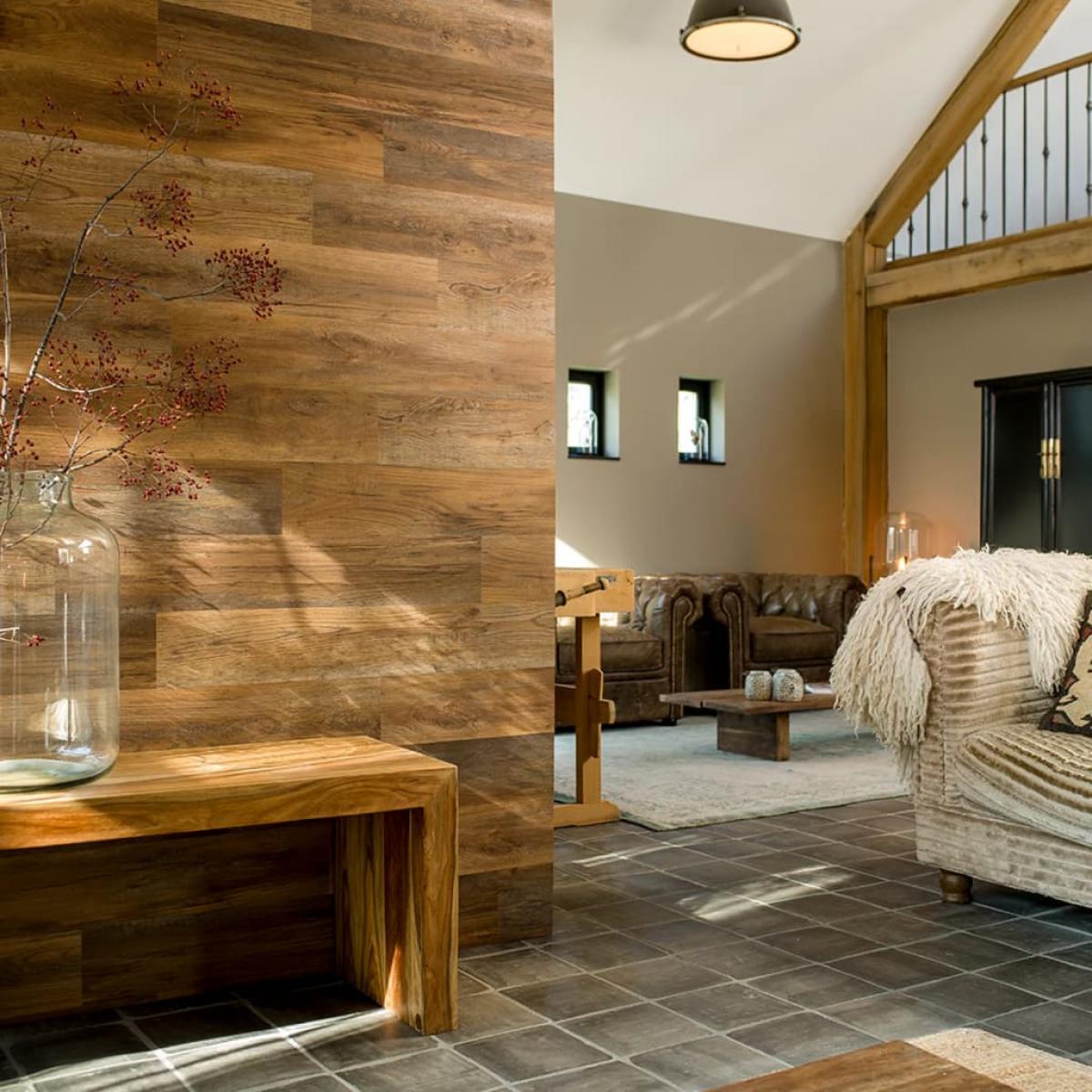 WallArt Tablones de madera 30 pzs GL-WA34 roble Barnwood marrón oscuro