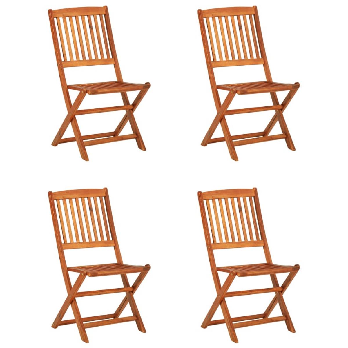 Set comedor de jardín 13piezas madera maciza acacia 280x90x75cm