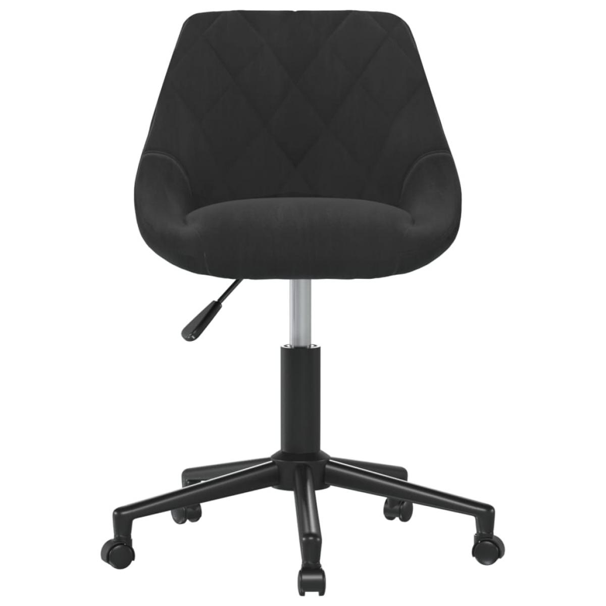 Sillas de comedor giratorias 4 unidades terciopelo negro