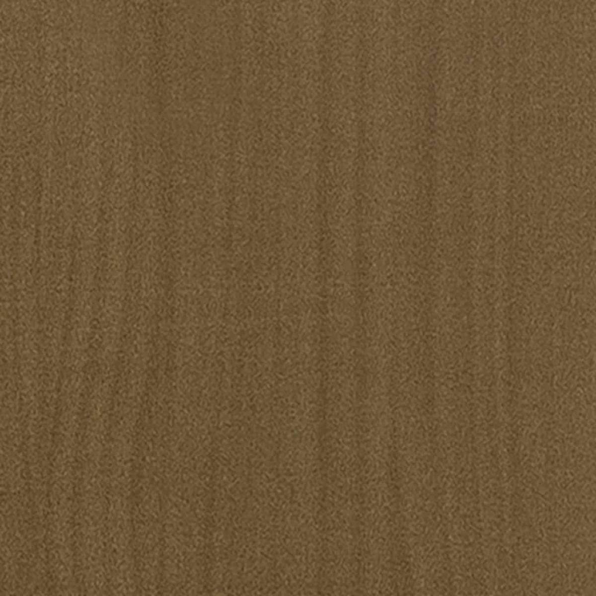 Armario auxiliar marrón miel madera maciza de pino 180x36x65 cm