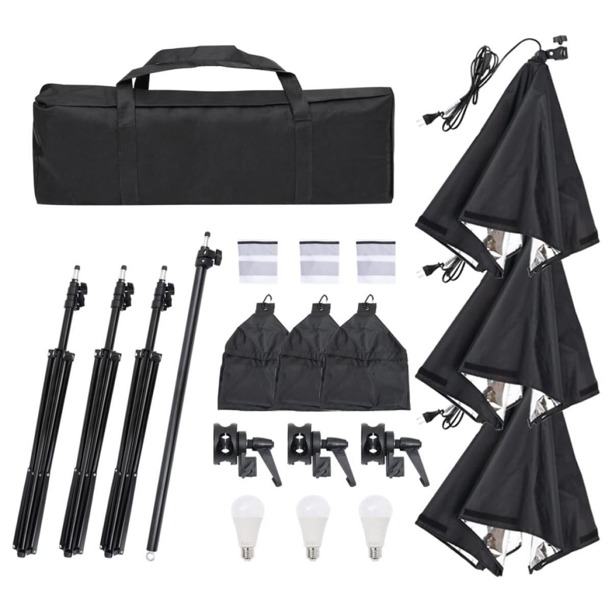Kit de estudio fotográfico con set de luces