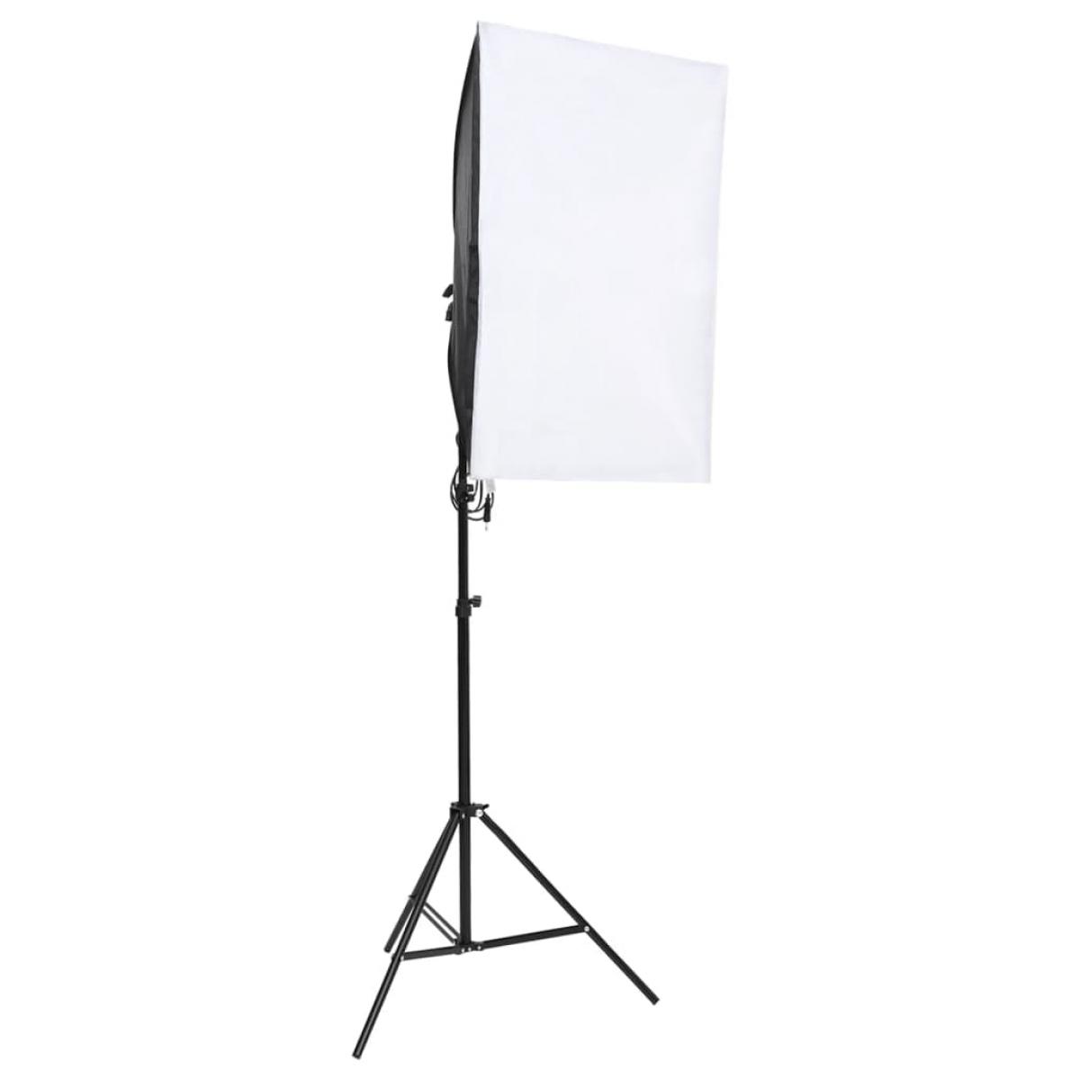 Kit de estudio fotográfico con set de luces y fondo