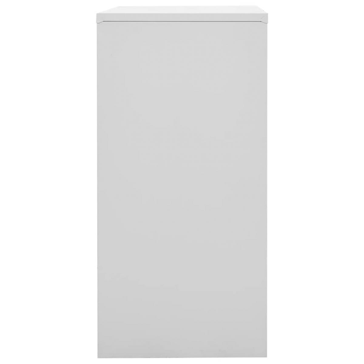 Armarios taquilla 5 uds de acero gris y verde 90x45x92,5 cm