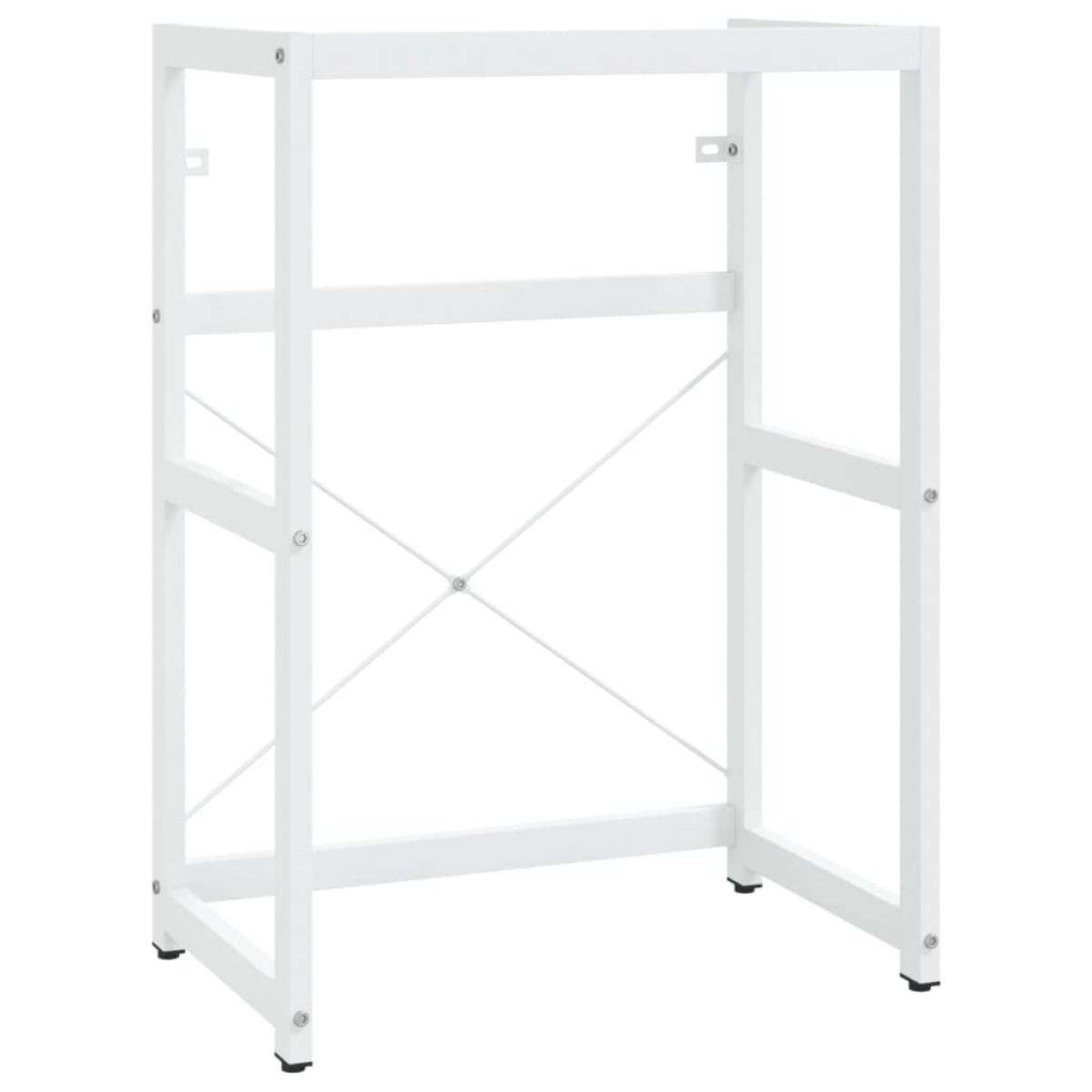 Estructura de baño con lavabo incorporado hierro blanco