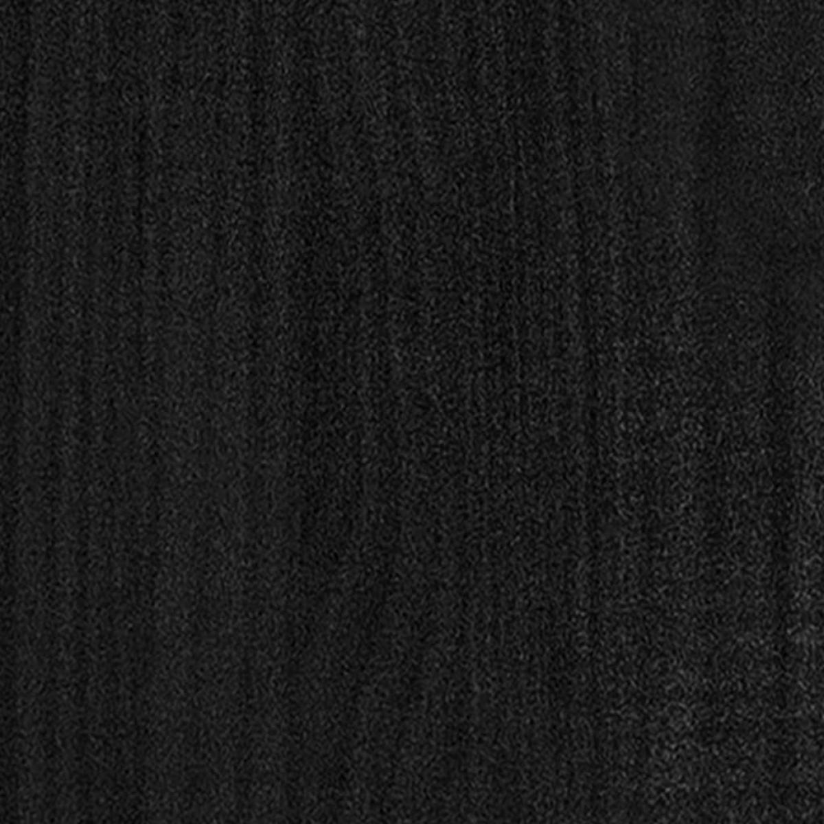 Estructura de cama individual madera maciza negra 90x190 cm