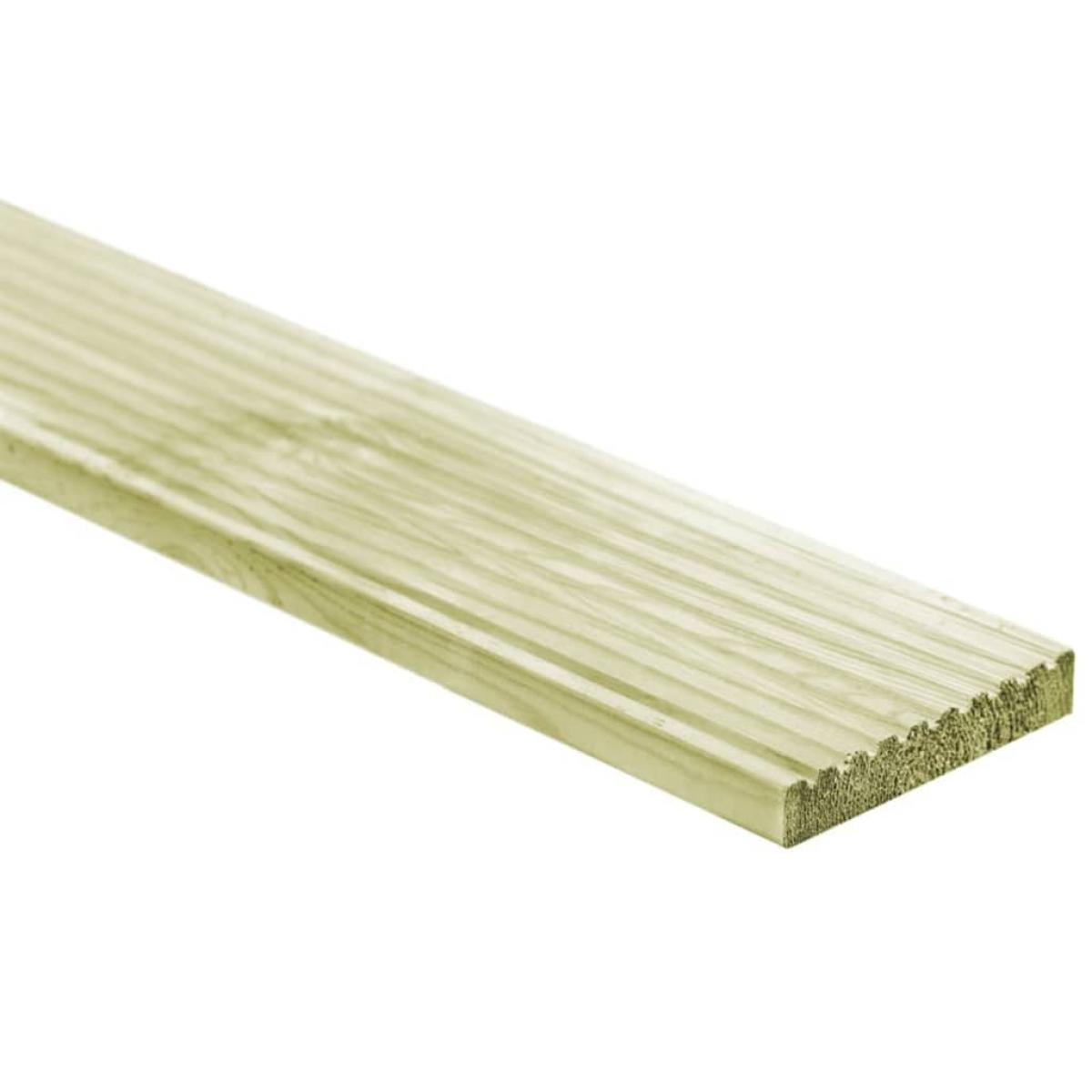 Tablas para terraza 32 uds madera de pino impregnada 4,64 m² 1m