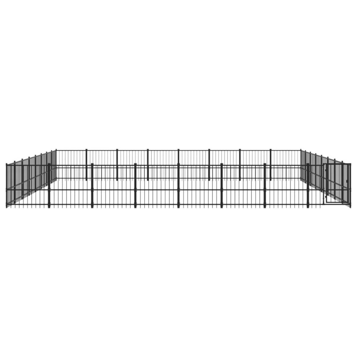 Perrera de exterior de acero 60,22 m²