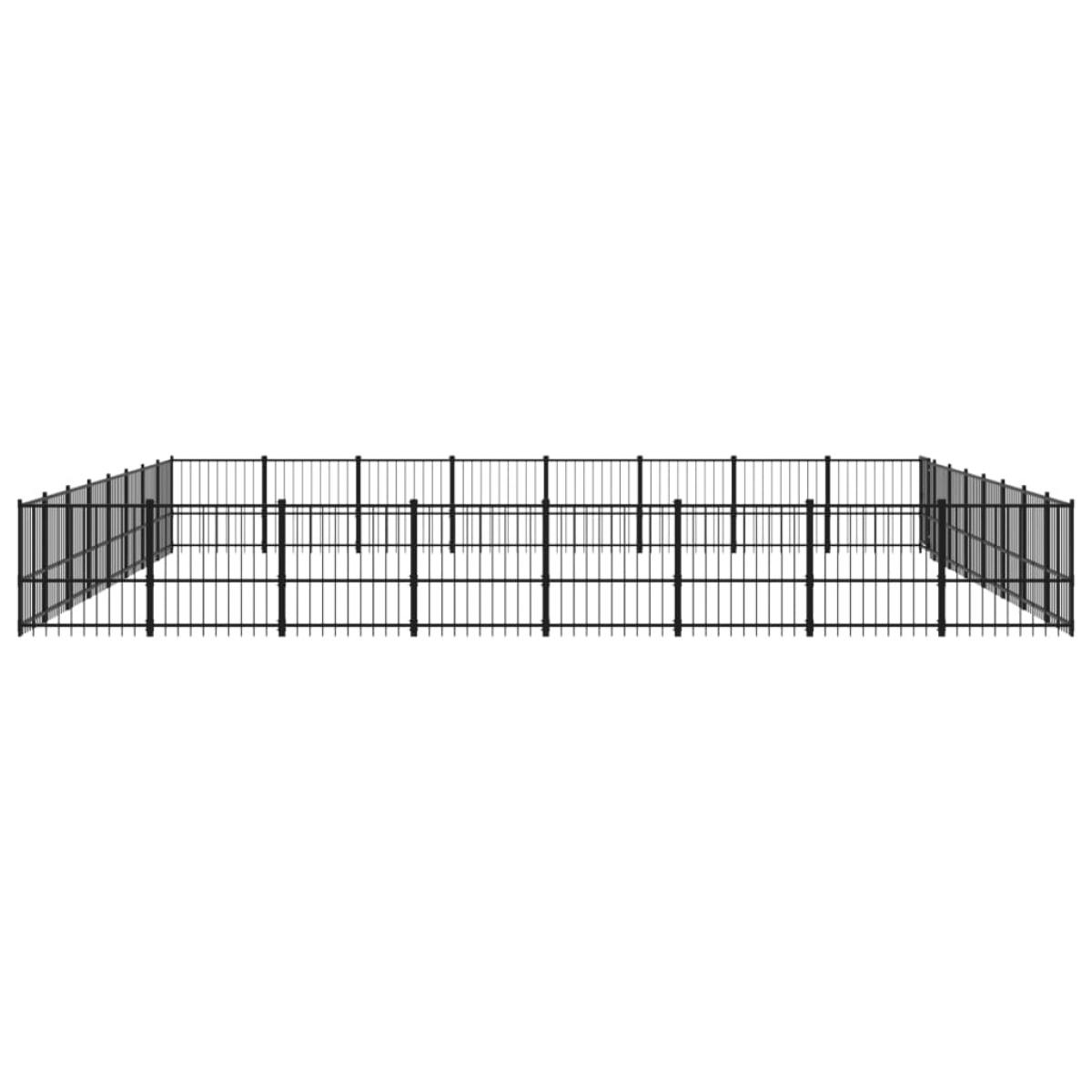 Perrera de exterior de acero 60,22 m²