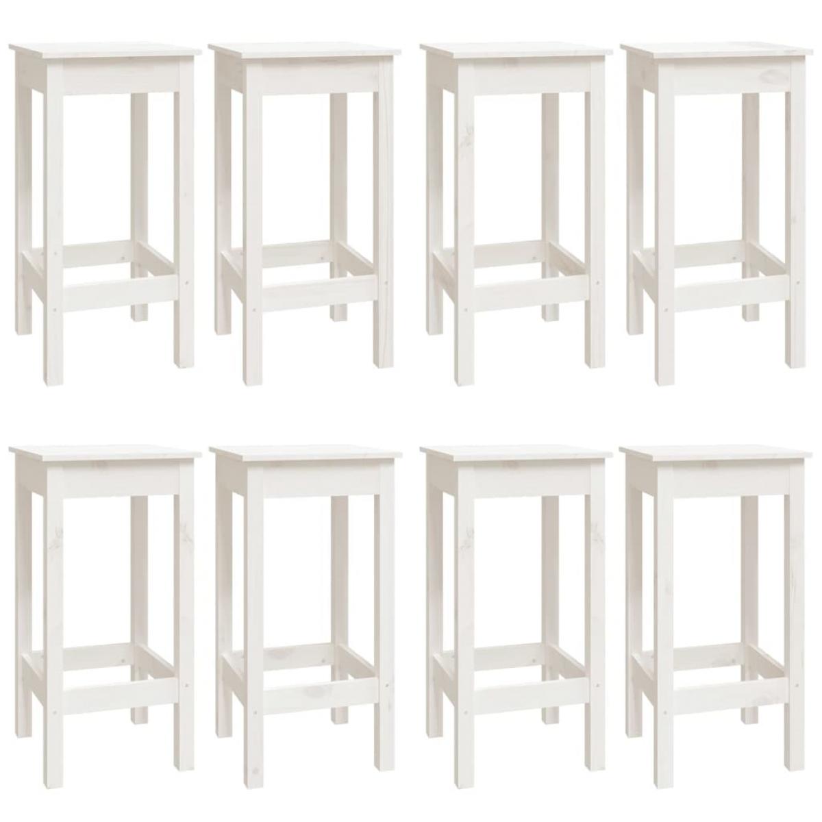 Set de bar 9 piezas madera maciza de pino blanco