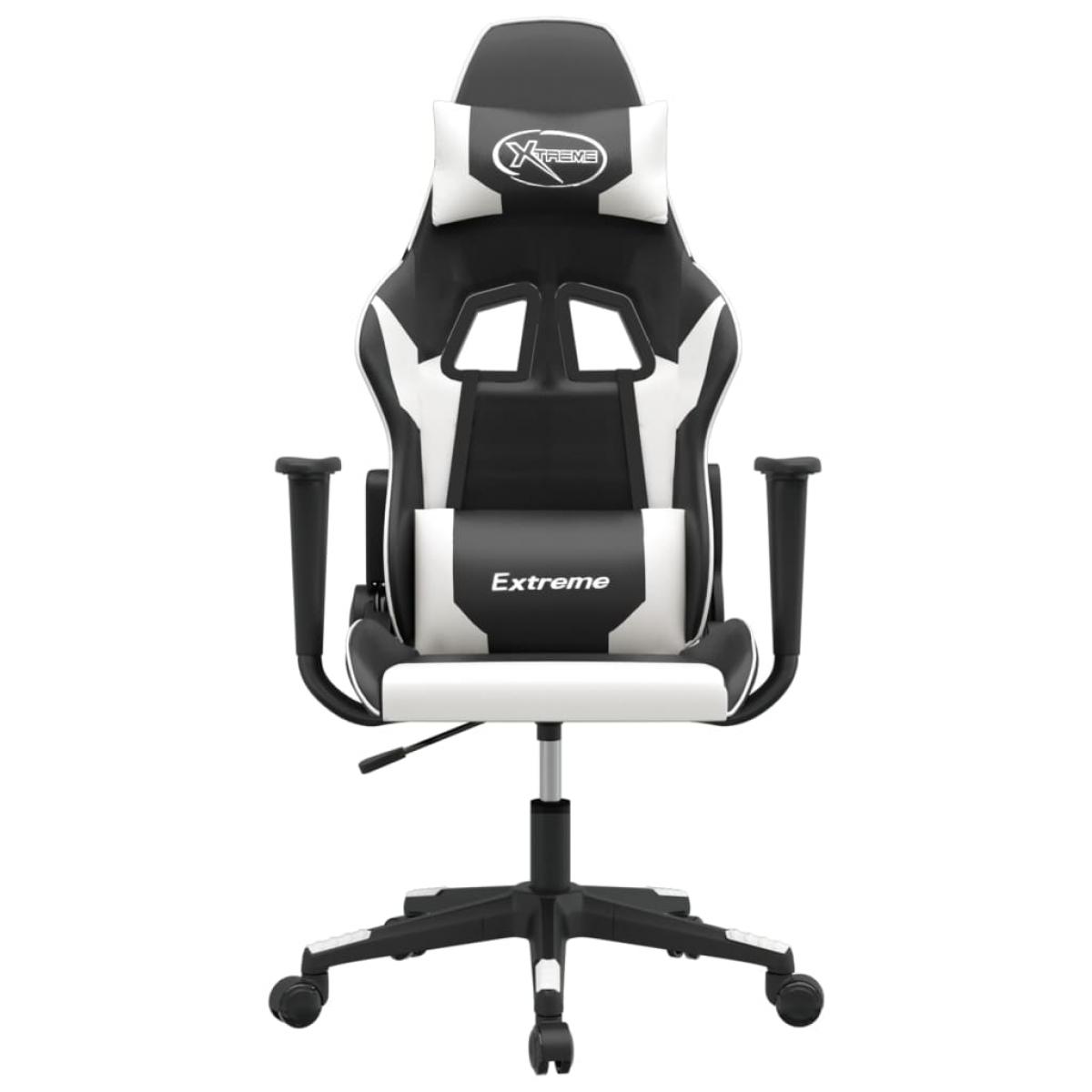 Silla Gaming MoNiBloom - Color Negro Y Rosa, Cuero Sintético, Reposabrazos Abatibles, Reclinable, Ruedas Silenciosas 360°
