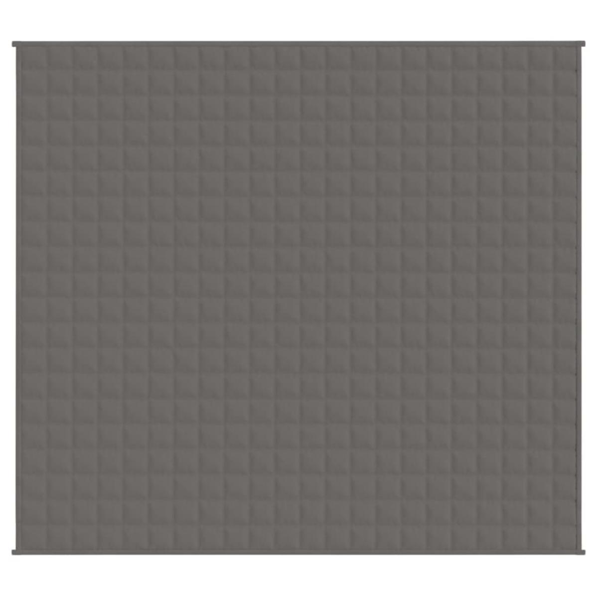 Manta con peso tela gris 200x220 cm 13 kg