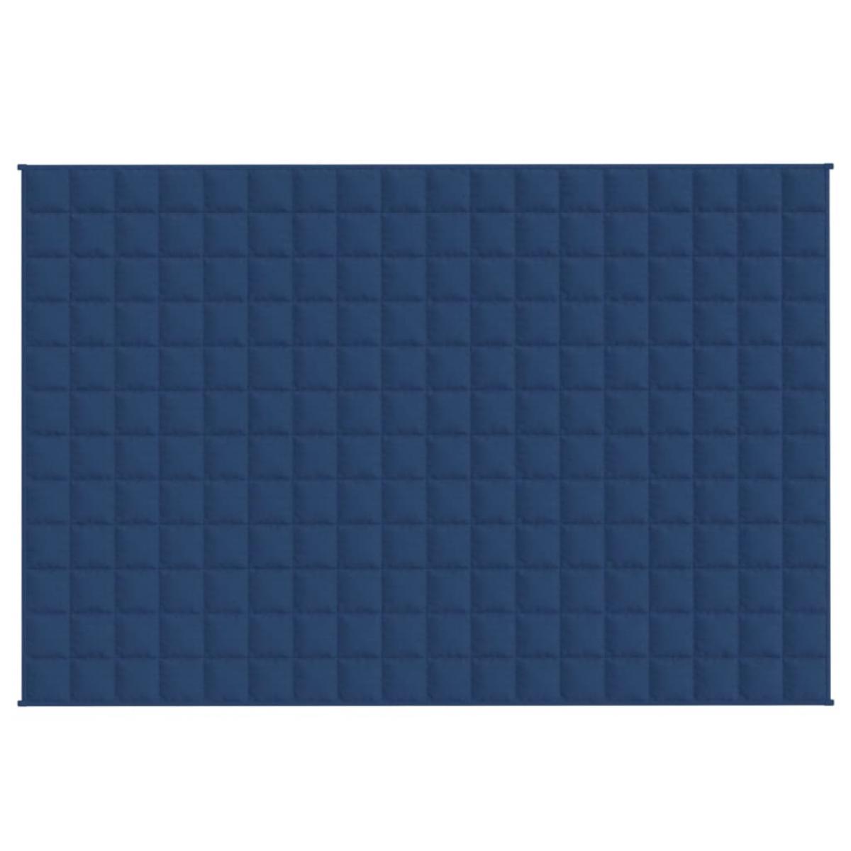 Manta con peso tela azul 122x183 cm 9 kg