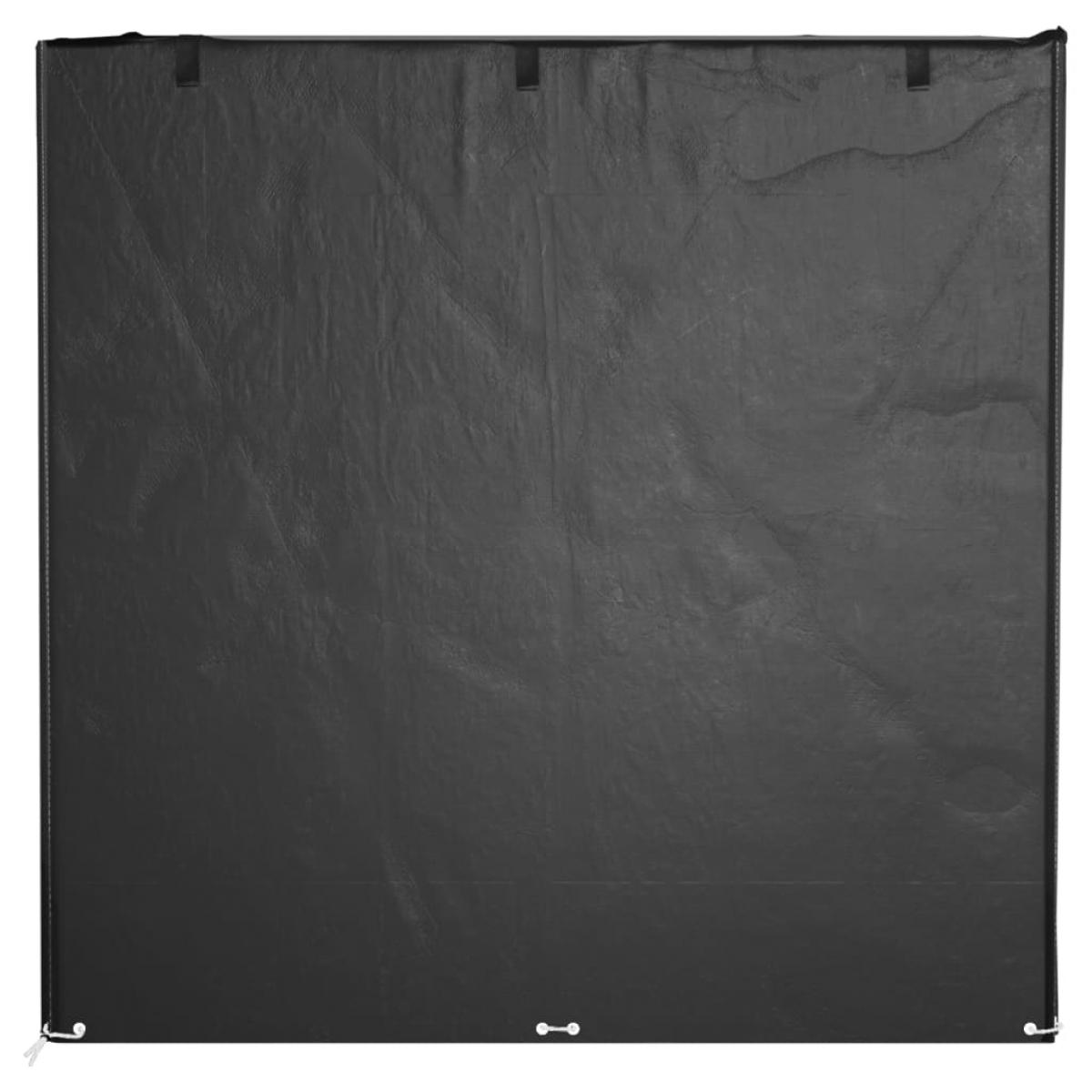 Fundas de banco balancín 2 uds 12 ojales PE 220x177x220 cm
