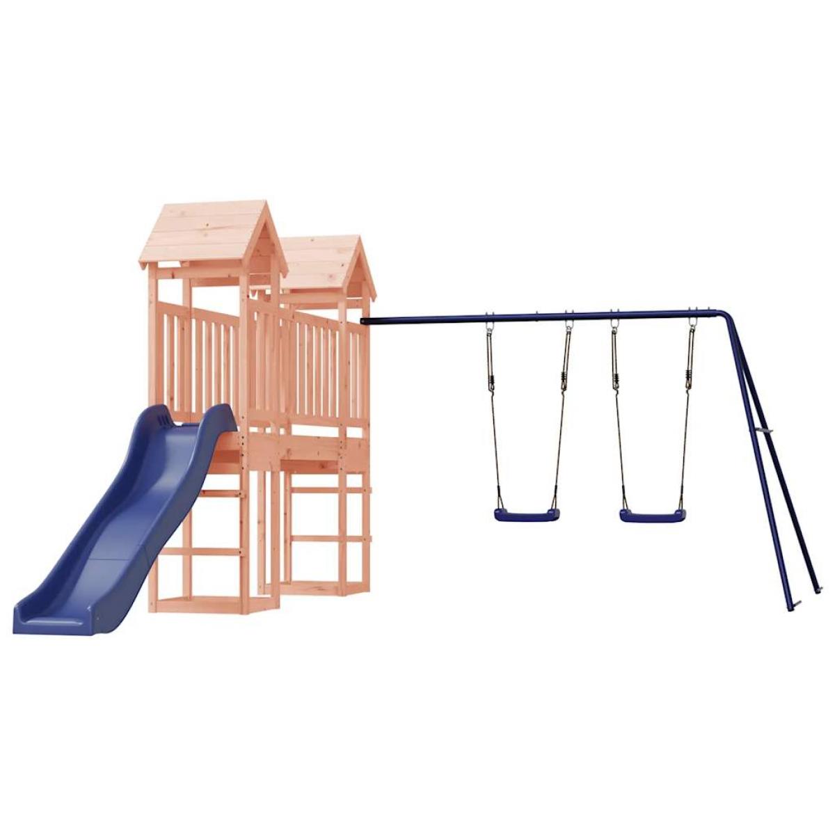 Parque infantil de exterior madera maciza Douglas