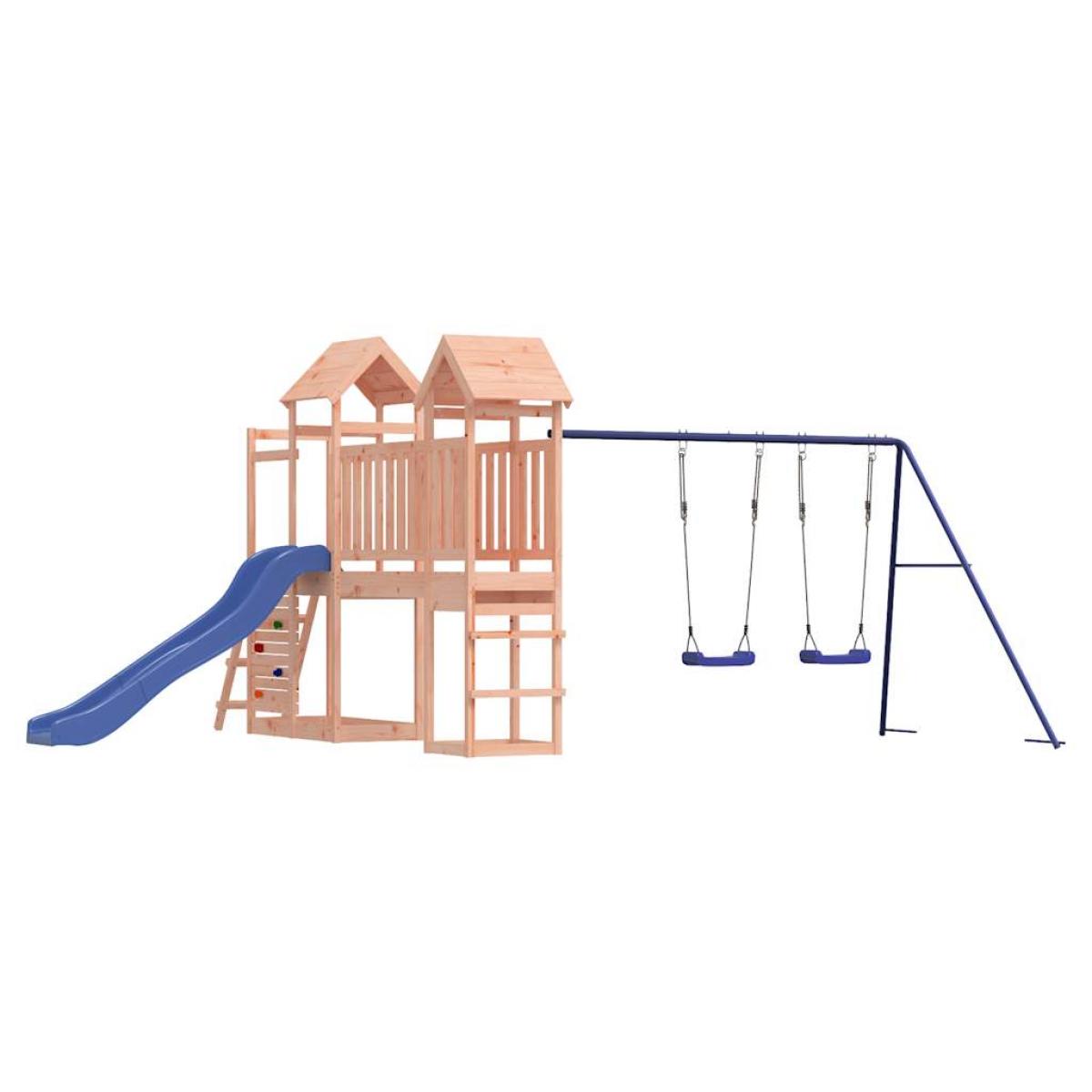 Parque infantil de exterior madera maciza Douglas