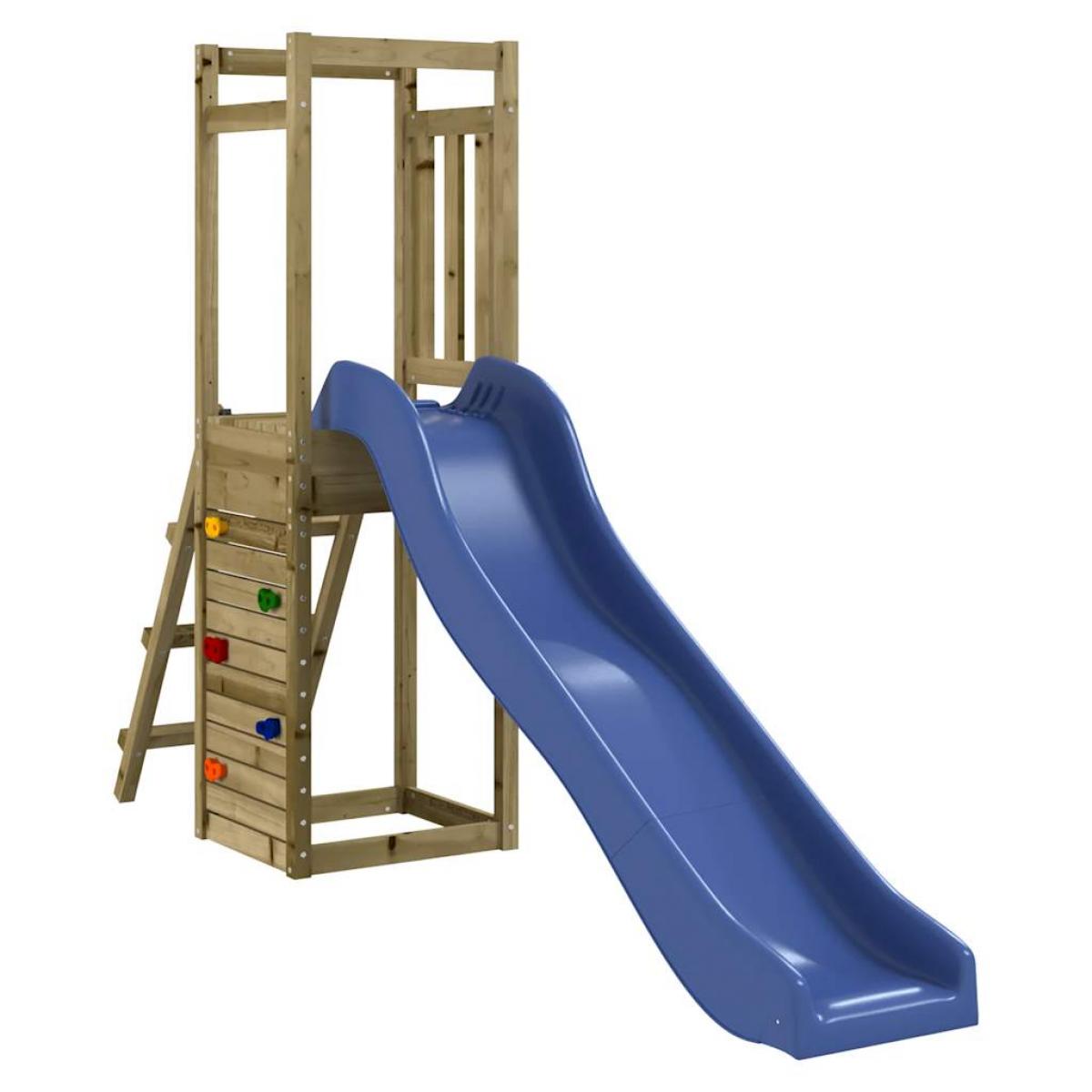 Parque infantil de exterior madera de pino impregnada