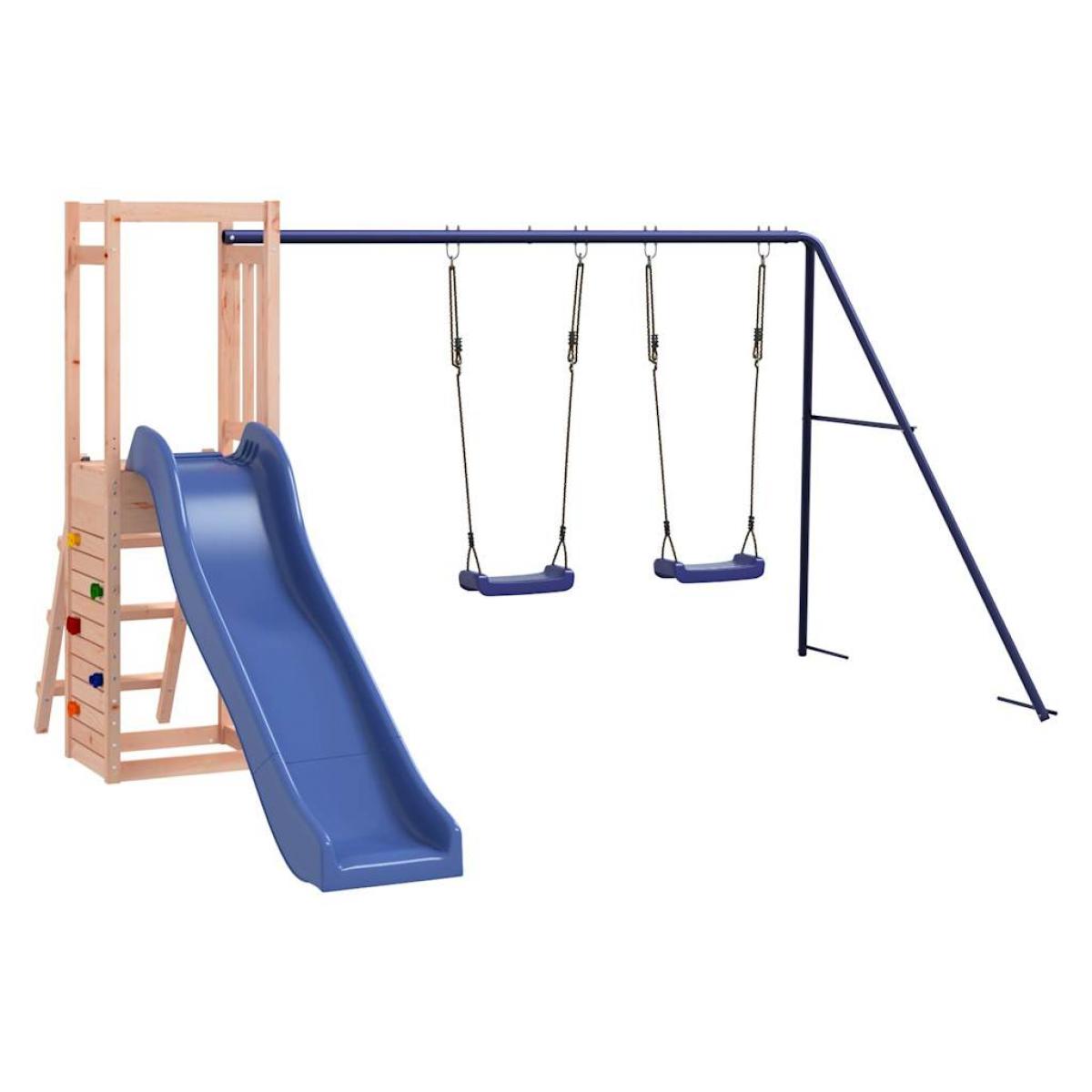 Parque infantil de exterior madera maciza Douglas