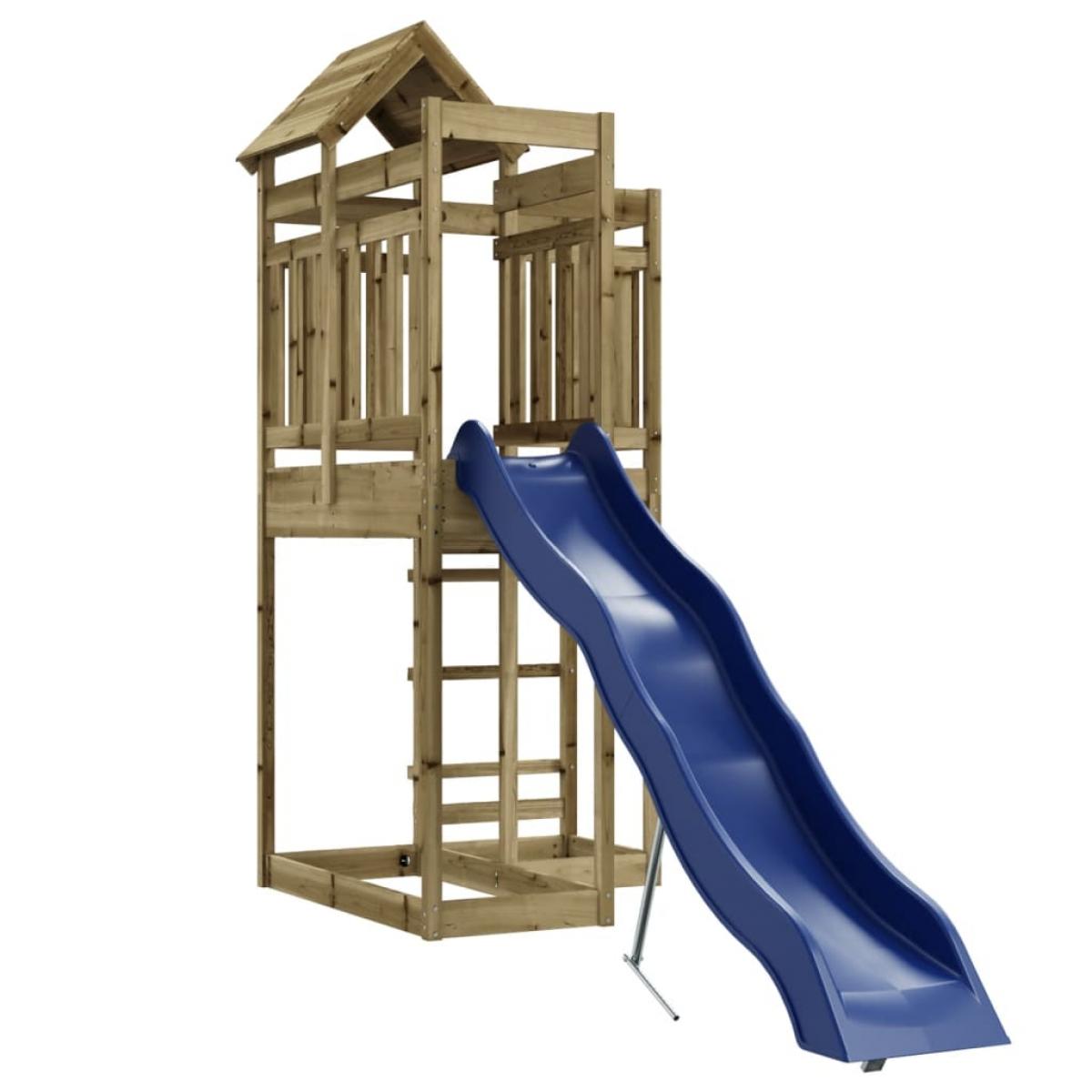 Parque infantil de exterior madera de pino impregnada