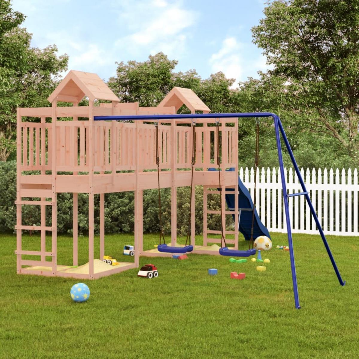 Parque infantil de exterior madera maciza Douglas