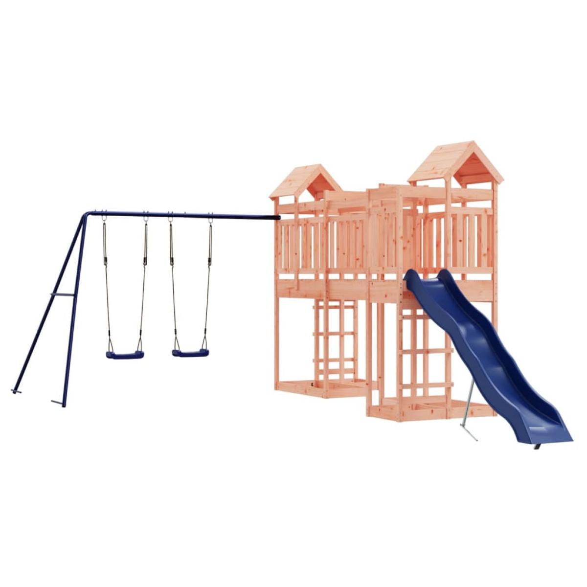Parque infantil de exterior madera maciza Douglas