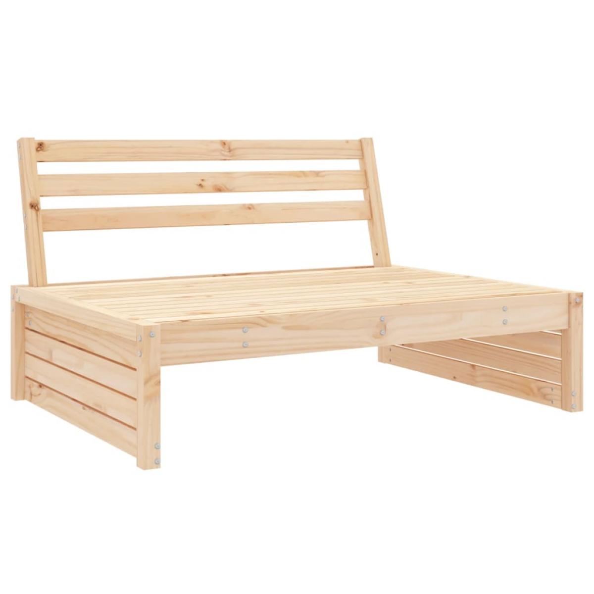 Juego de muebles de jardín 2 piezas madera maciza de pino