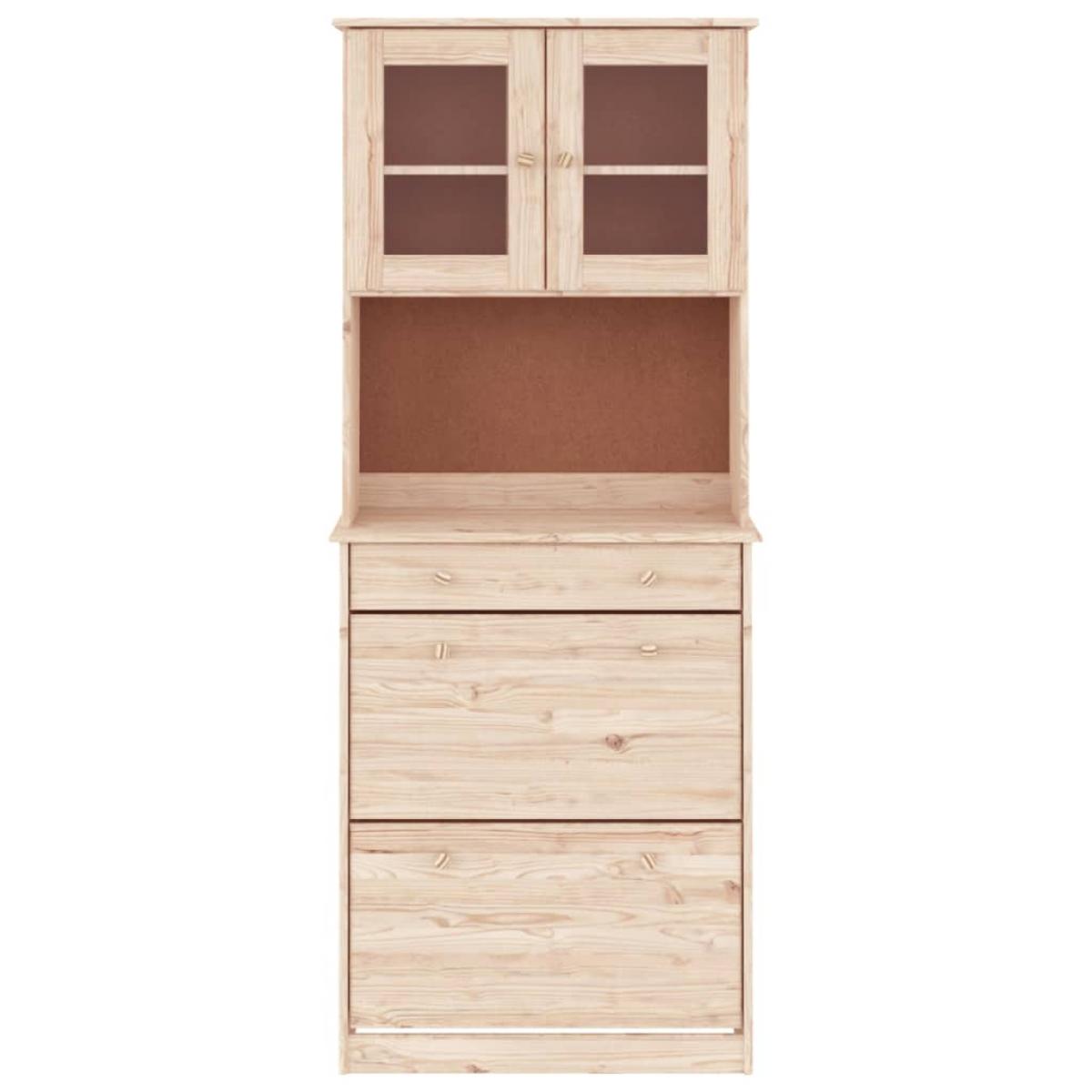 Aparador alto ALTA madera maciza de pino 77x35x188 cm