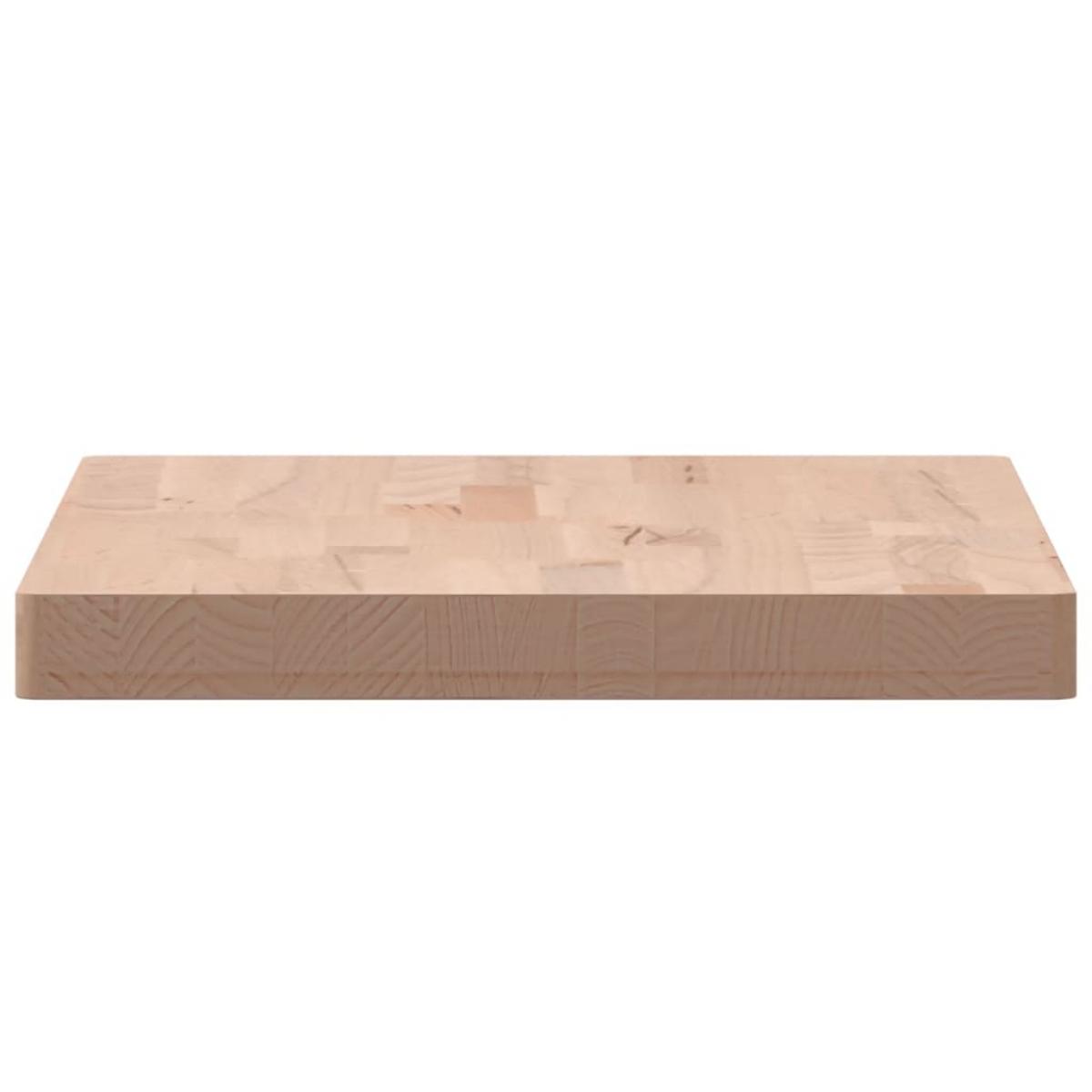 Tabla de cortar madera maciza de haya 60x40x4 cm