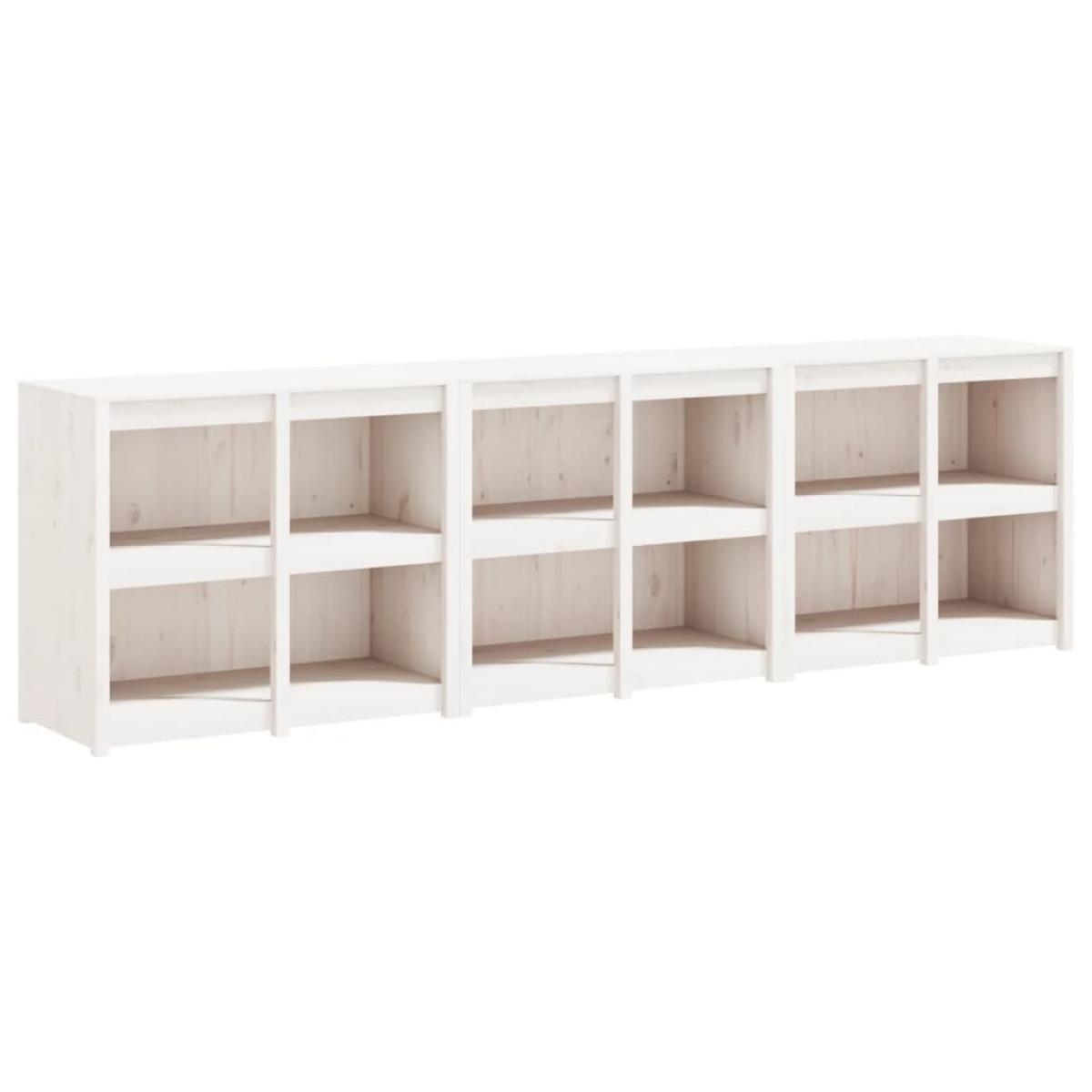 Muebles de cocina de exterior 3 pzas madera maciza pino blanco