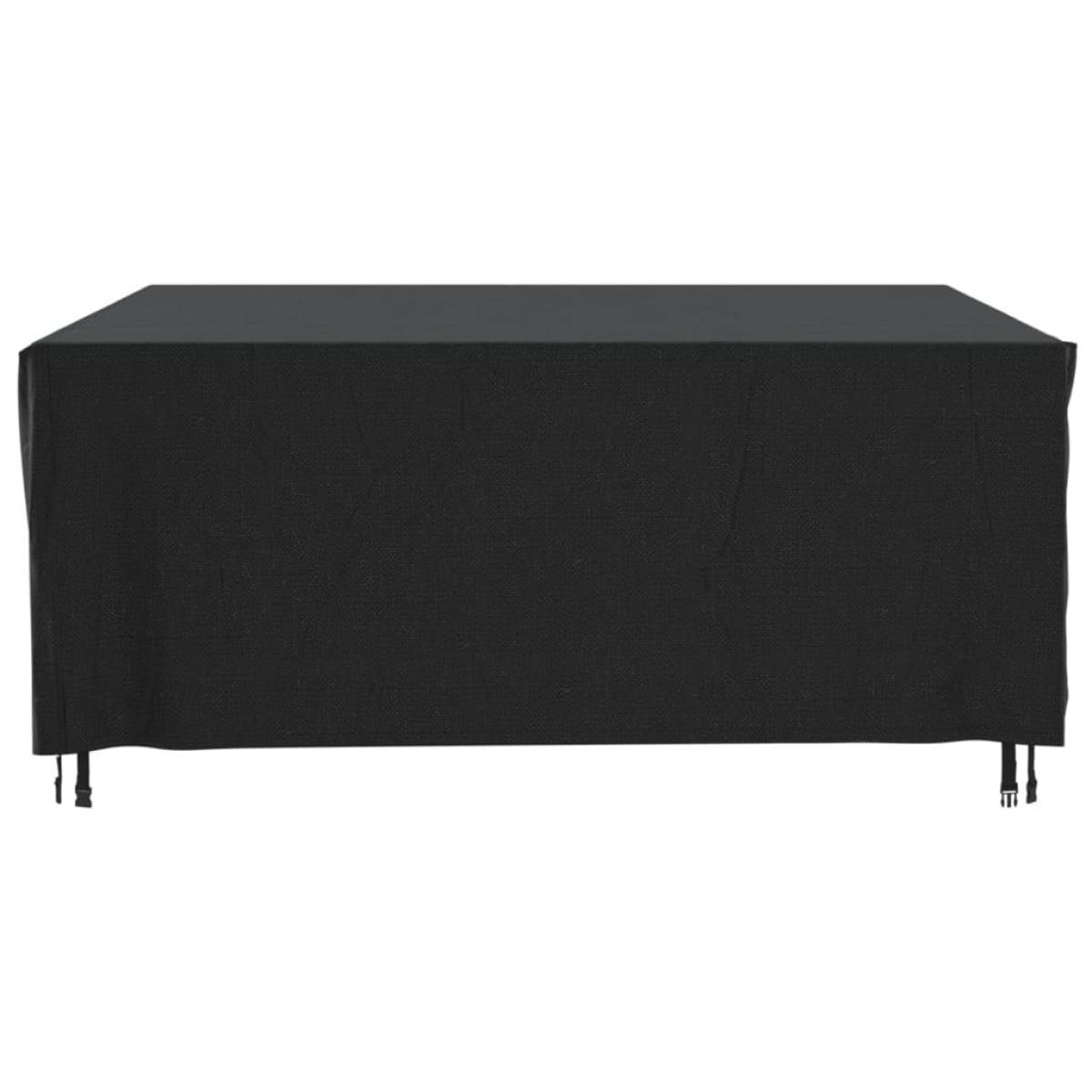 Cubiertas muebles jardín 2 uds impermeable 420D 250x210x90 cm