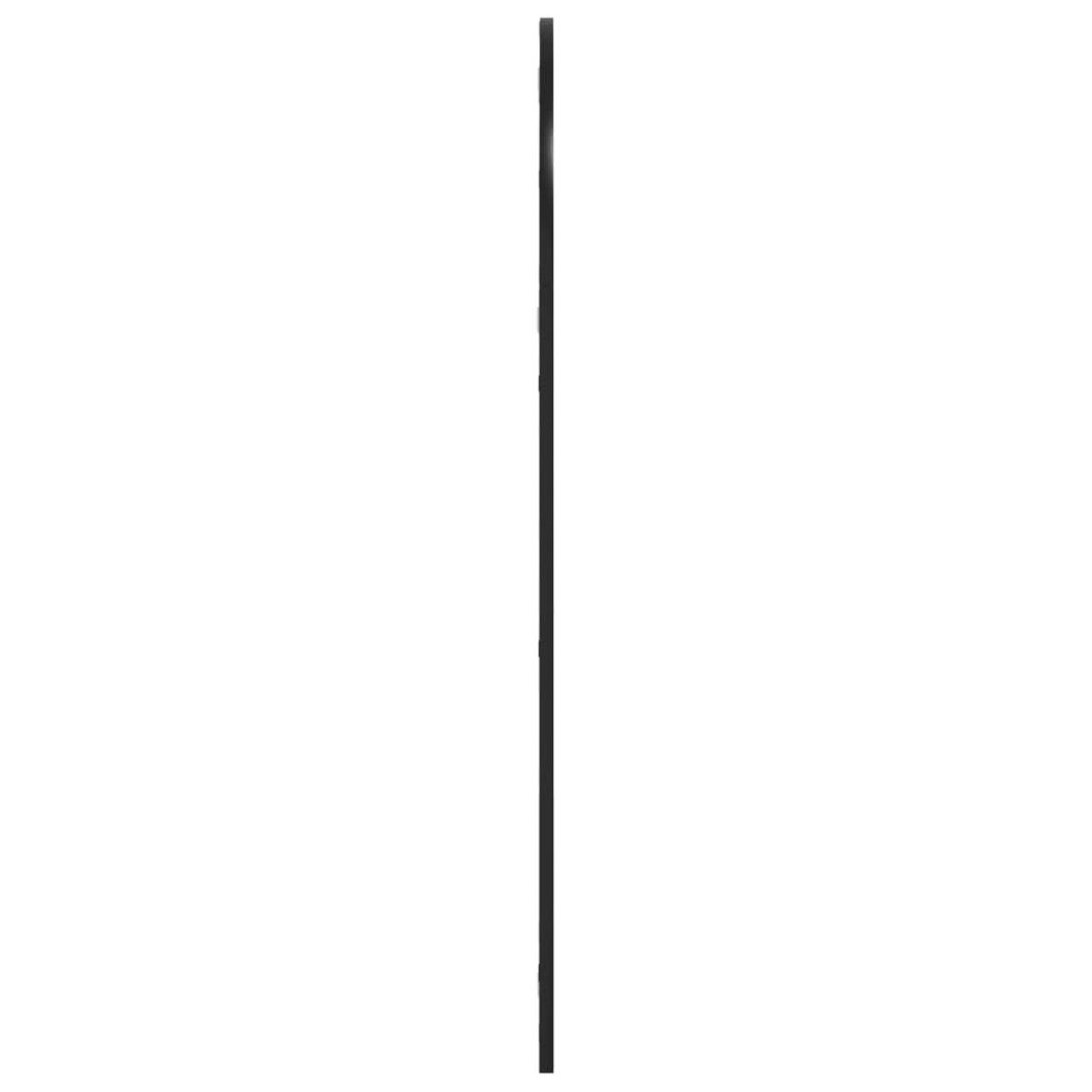 Espejo de pared arco de hierro negro 60x110 cm