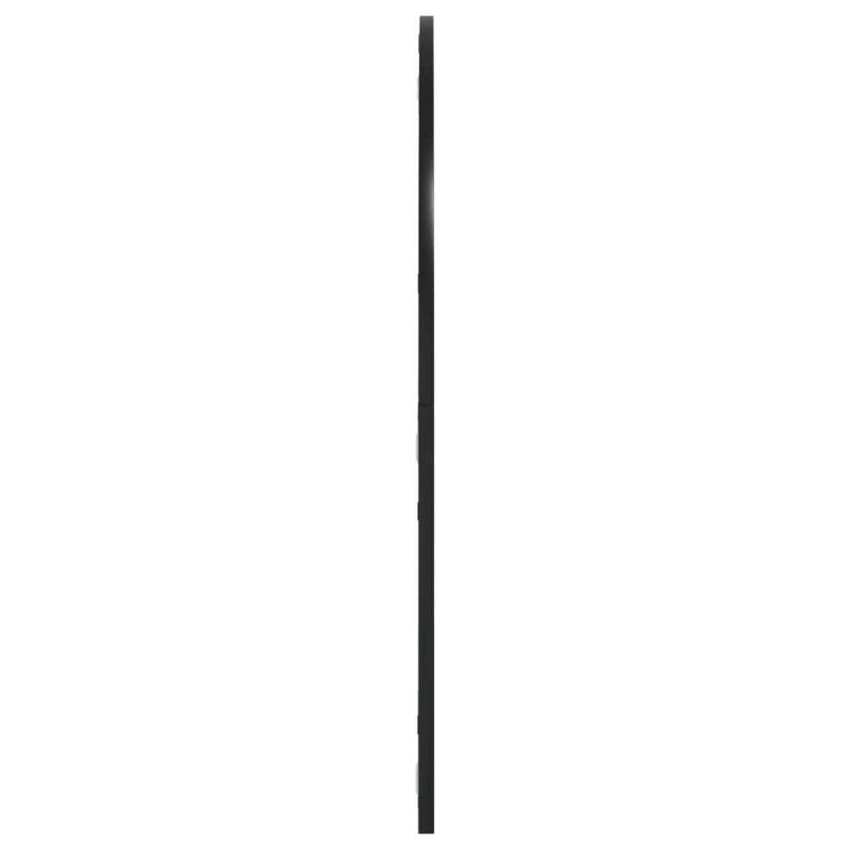 Espejo de pared arco de hierro negro 80x80 cm