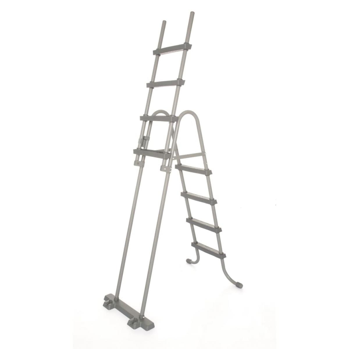 Bestway Escalera de seguridad para piscina 4 peldaños Flowclear 122 cm