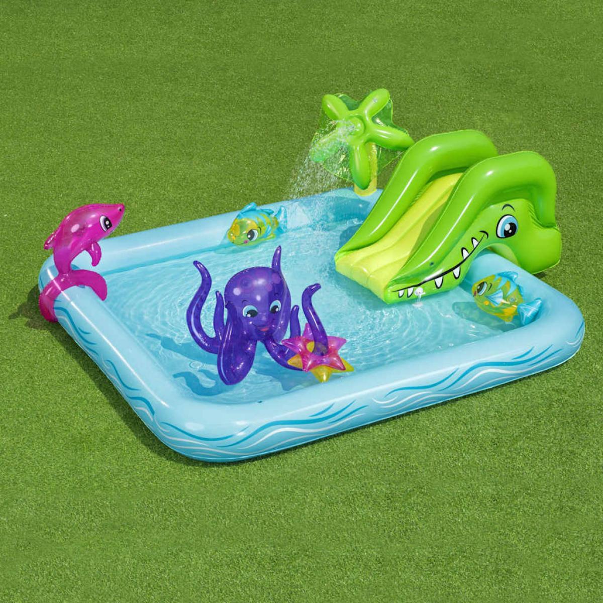 Bestway Centro de juegos acuario fantástico 239x206x86 cm