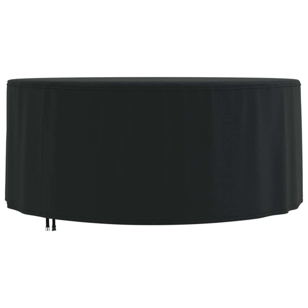 Cubiertas muebles jardín 2 uds tela Oxford 420D Ø 182x71 cm