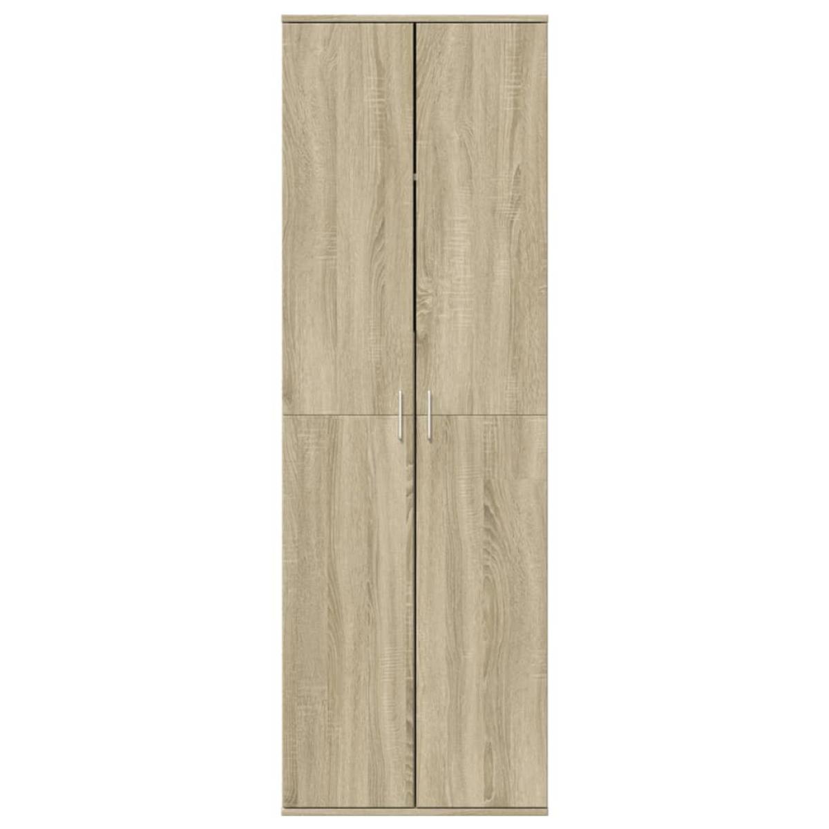 Aparador alto madera de ingeniería roble Sonoma 60x35x180 cm