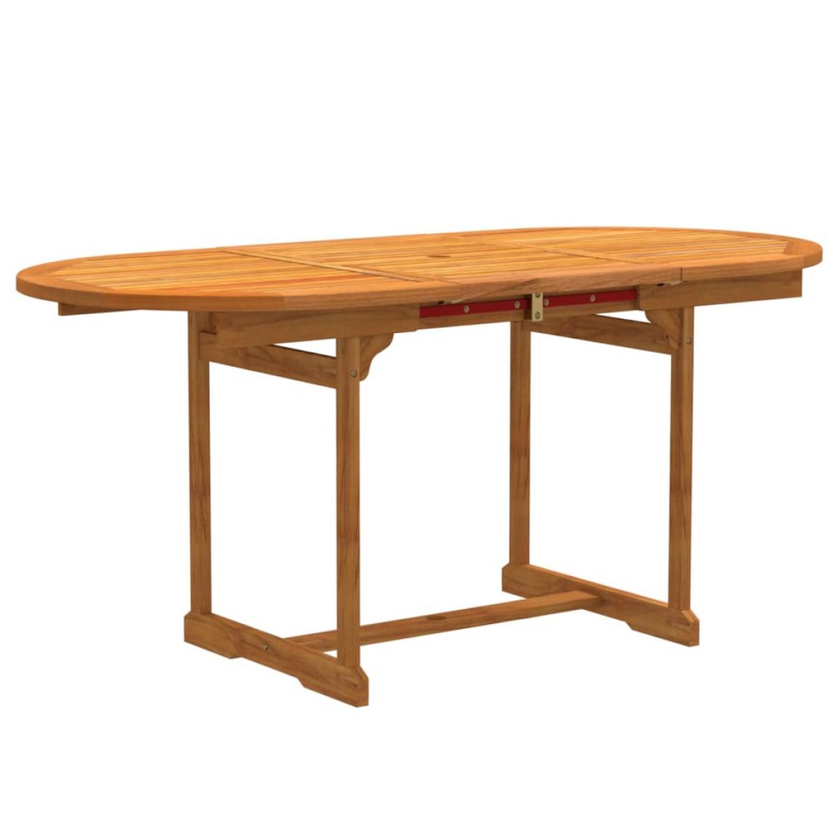 Juego comedor de jardín 5 pzas madera maciza acacia y textileno