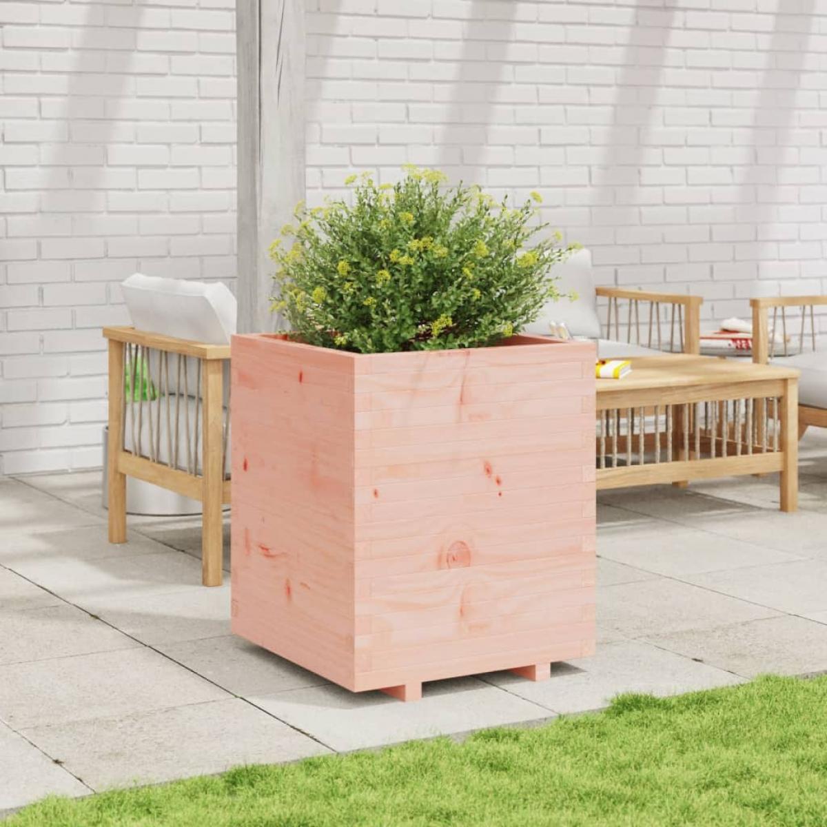 Jardinera madera de pino impregnada 60x60x72,5 cm