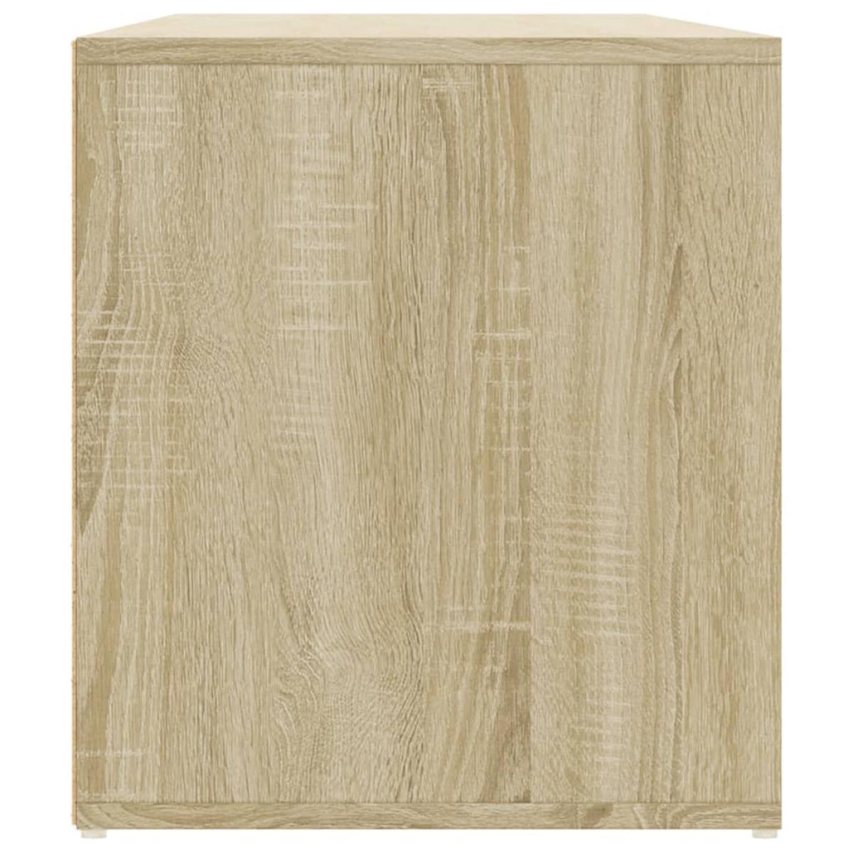 Mueble de esquina madera ingeniería roble Sonoma 200x40x45 cm