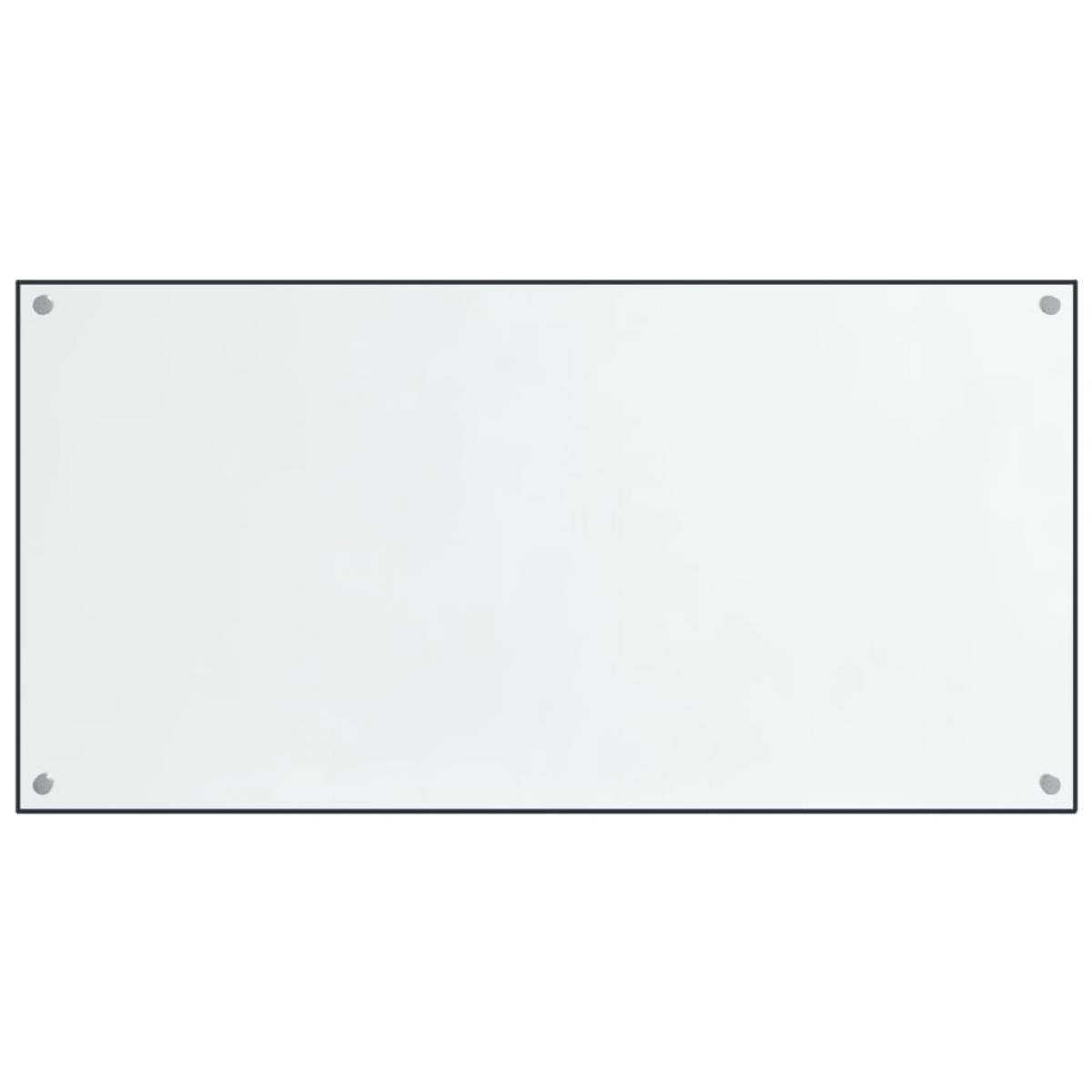 Salpicaderos cocina 2 uds vidrio templado transparente 80x40 cm