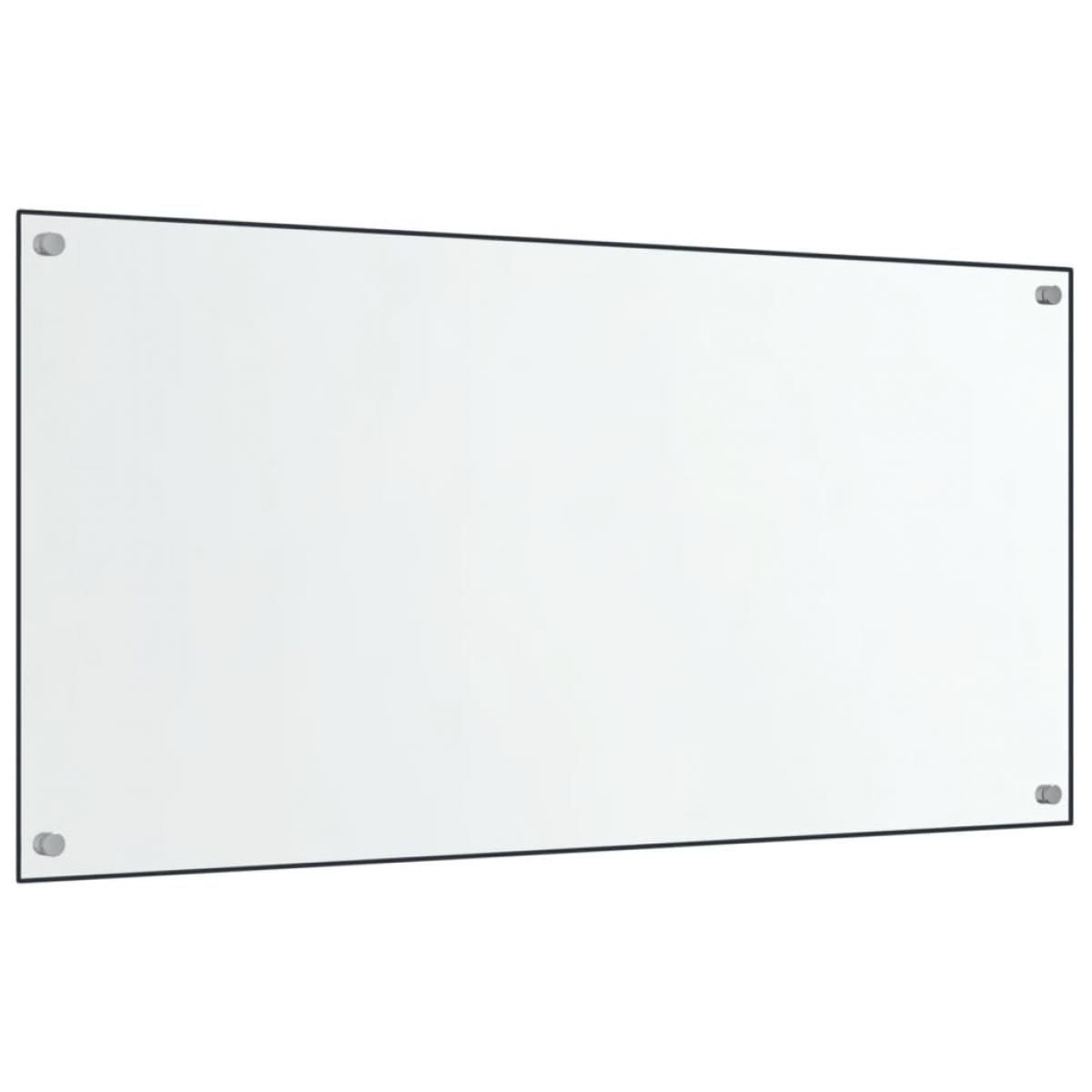 Salpicaderos cocina 2 uds vidrio templado transparente 80x40 cm