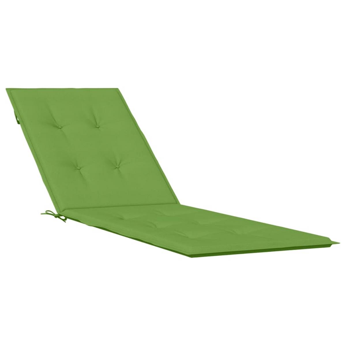 Cojín para tumbona tela verde melange (75+105)x50x3 cm