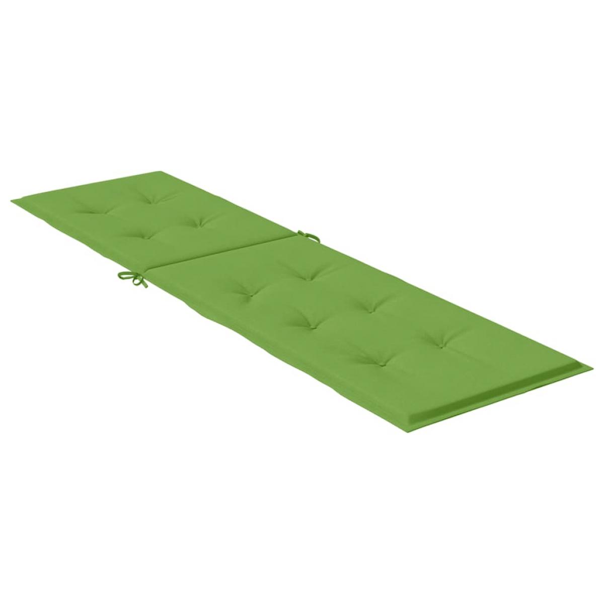 Cojín para tumbona tela verde melange (75+105)x50x3 cm