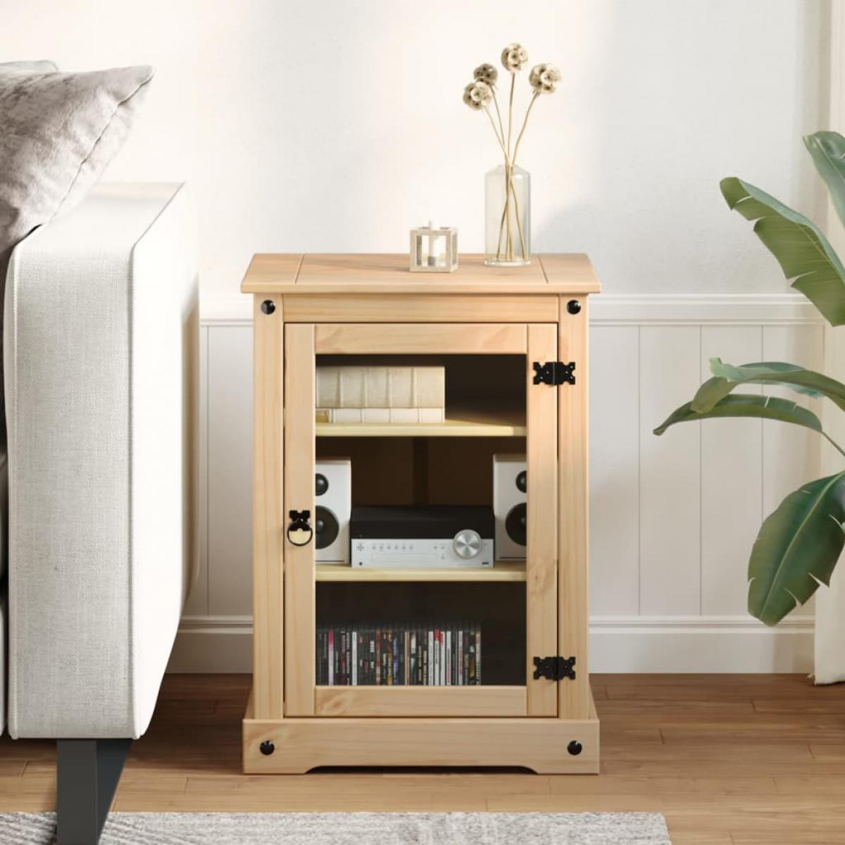Mueble HiFi Corona madera maciza de pino 60x50x82 cm