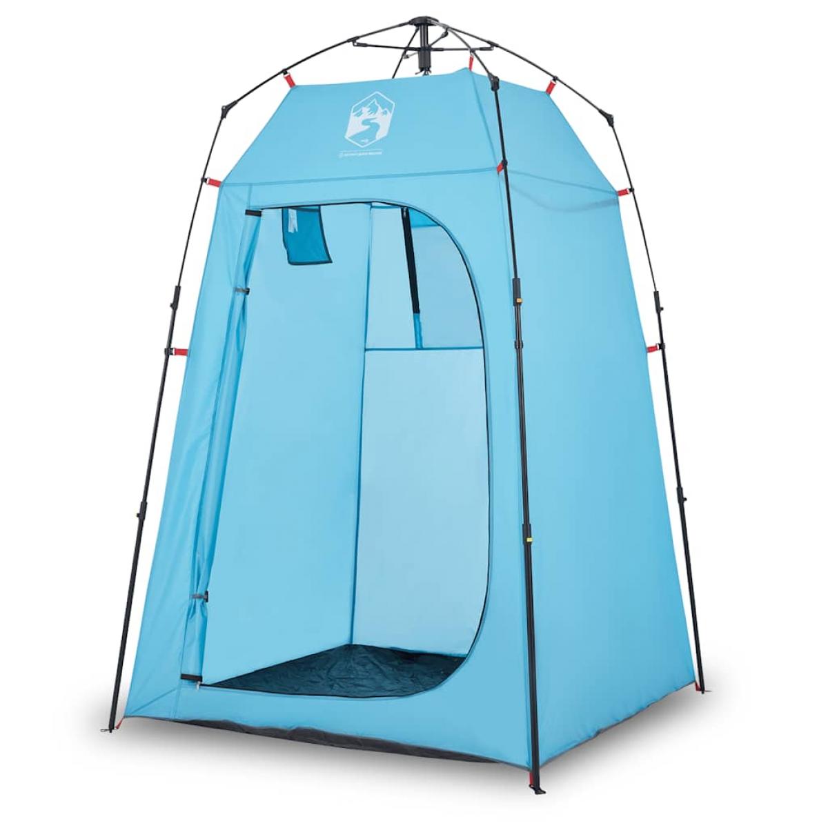 Tienda cambiador privacidad liberación rápida impermeable azul