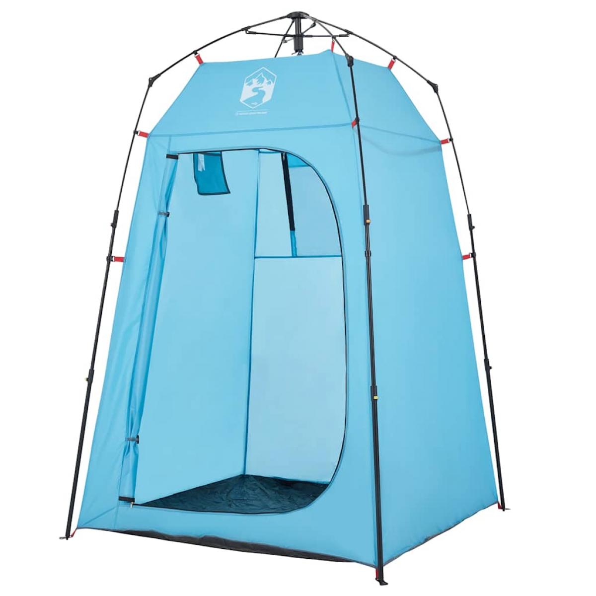 Tienda cambiador privacidad liberación rápida impermeable azul