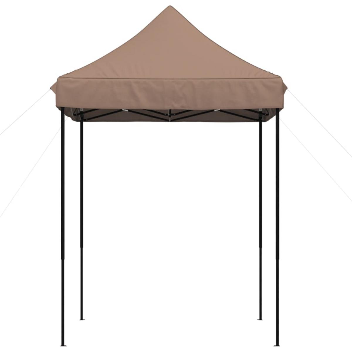 Tienda de fiesta plegable Pop-Up marrón 200x200x306 cm