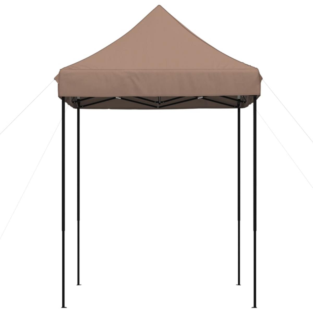 Tienda de fiesta plegable Pop-Up marrón 200x200x306 cm