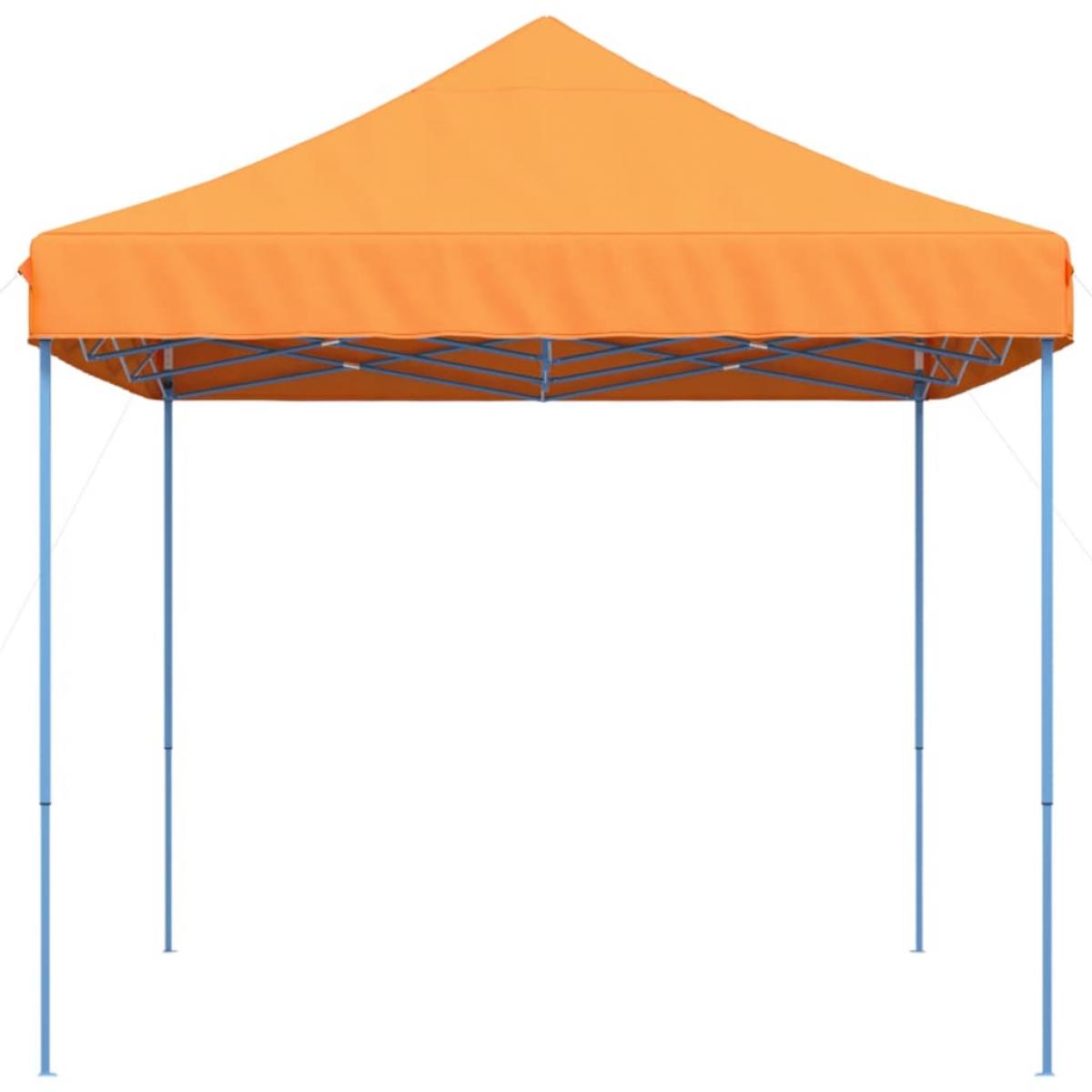 Tienda de fiesta plegable Pop-Up naranja 410x279x315 cm