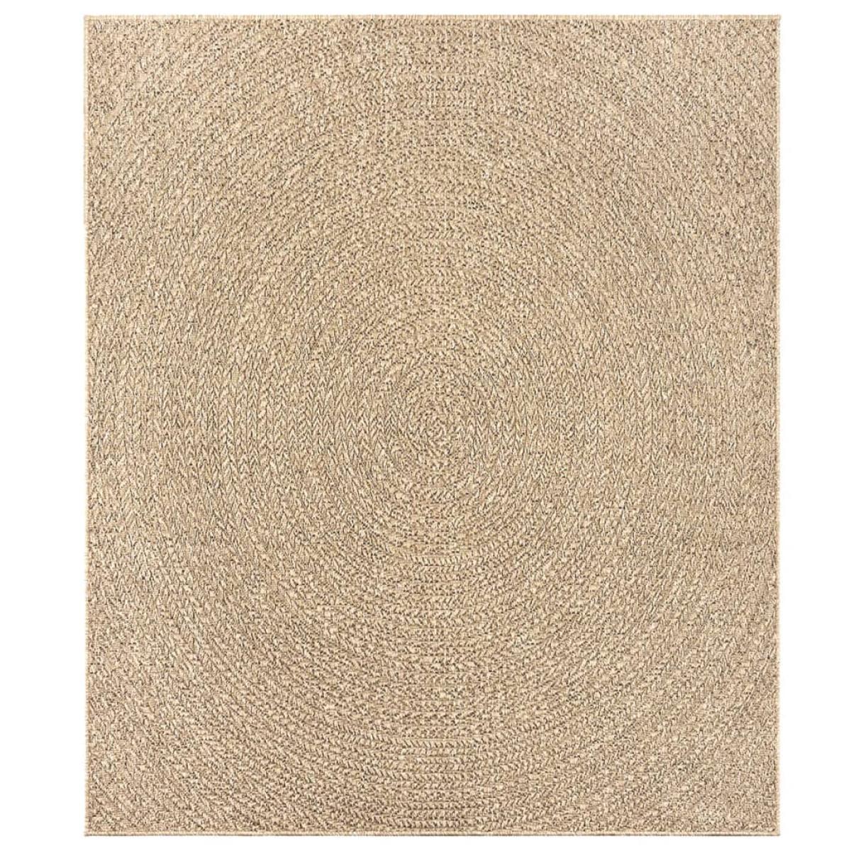 Alfombra ZIZUR apariencia de yute interior exterior 240x340 cm