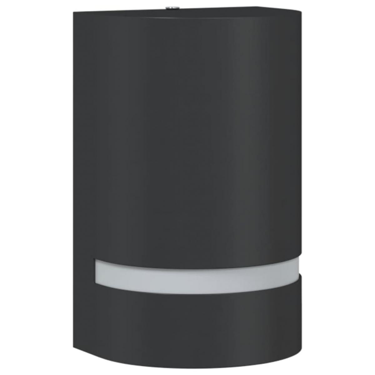 Lámpara de pared de exterior aluminio fundido negro